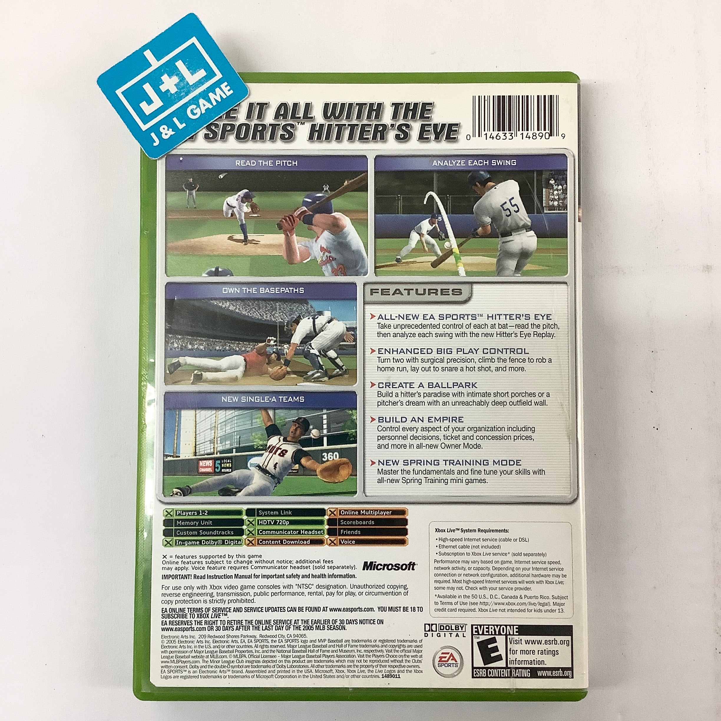 MVP Baseball 2005 - (XB) Xbox [Pre-Owned] Video Games EA Sports   