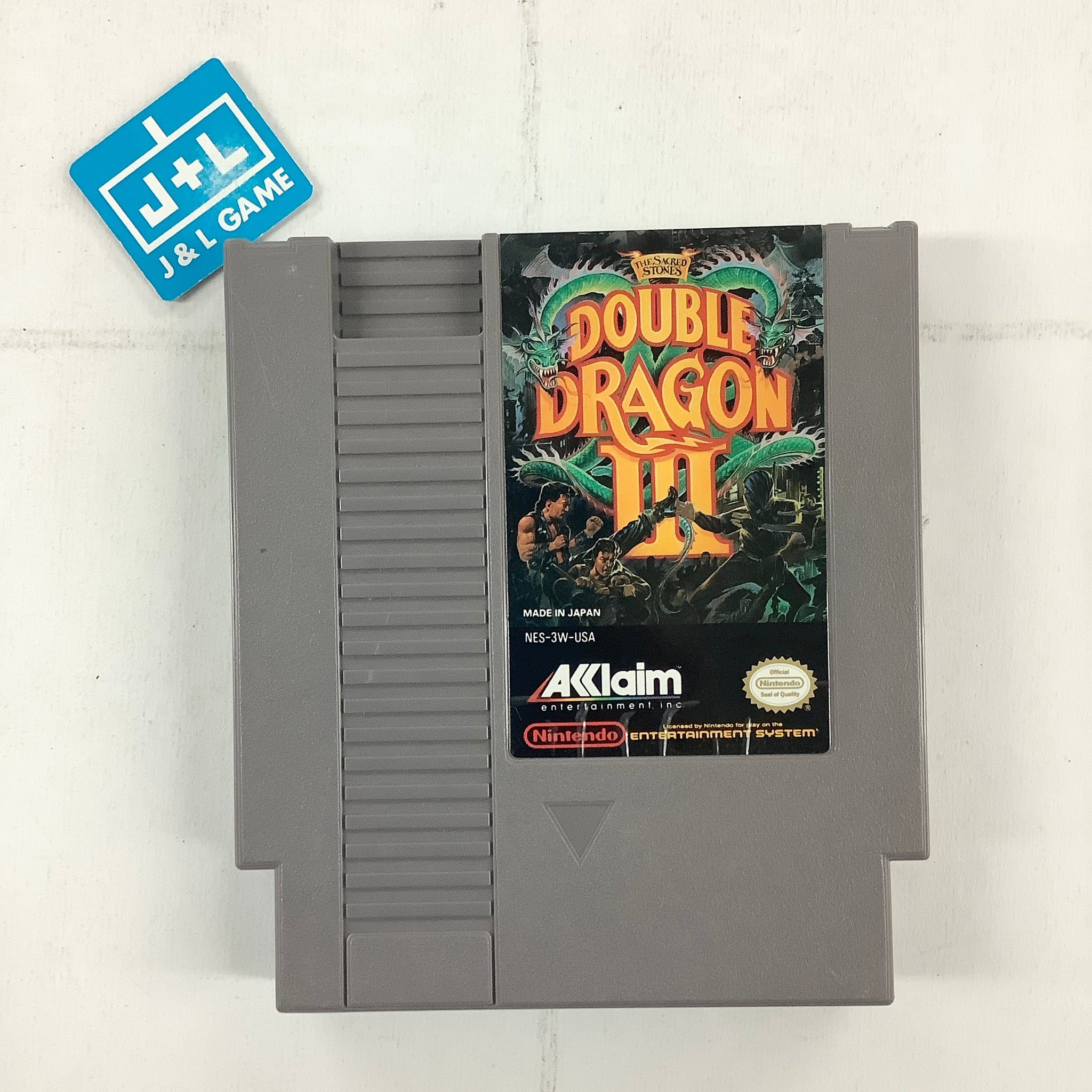 Double Dragon III: The Sacred Stones - (NES) Nintendo Entertainment System [Pre-Owned] Video Games Acclaim   