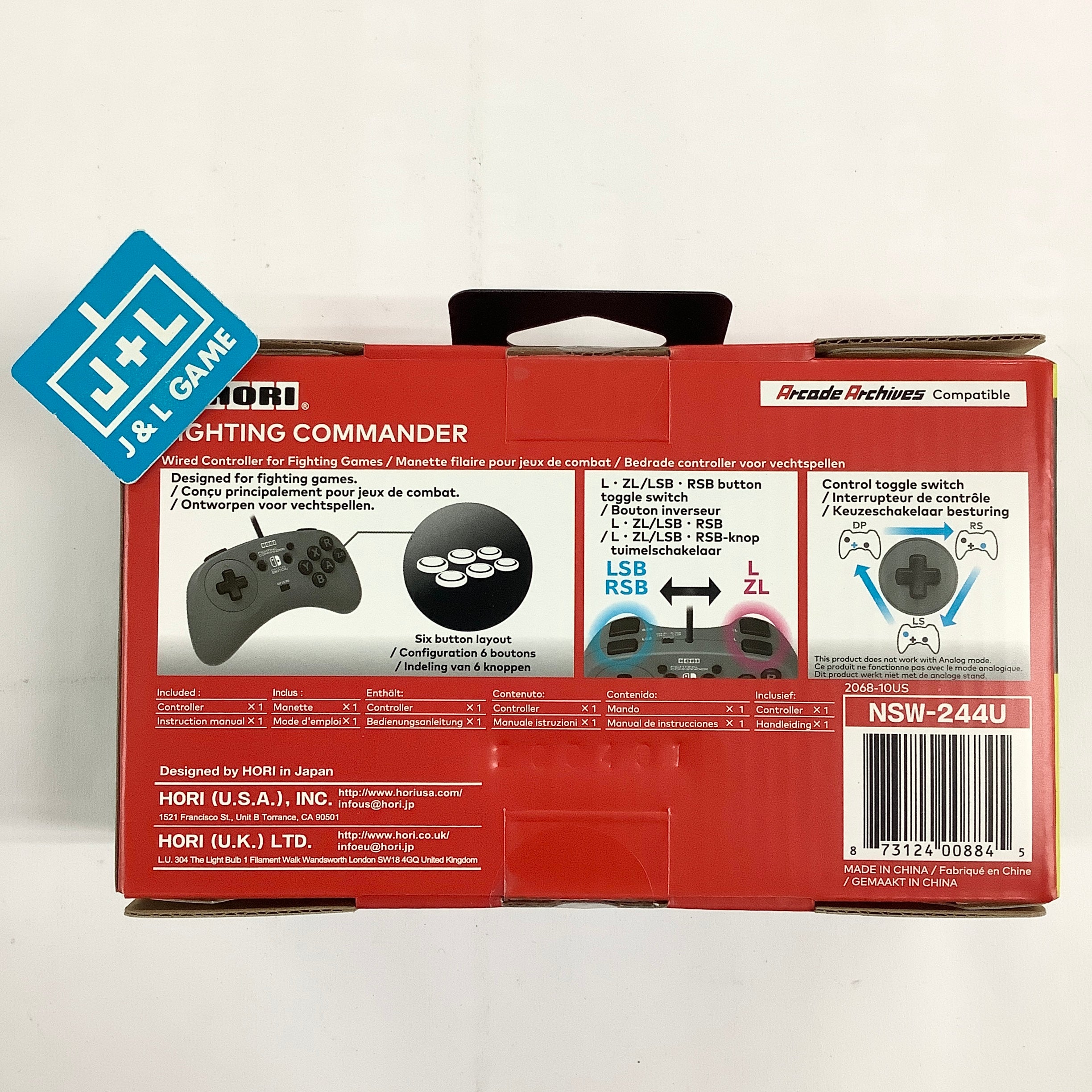 Hori Nintendo Switch Fighting Commander - (NSW) Nintendo Switch Accessories HORI   