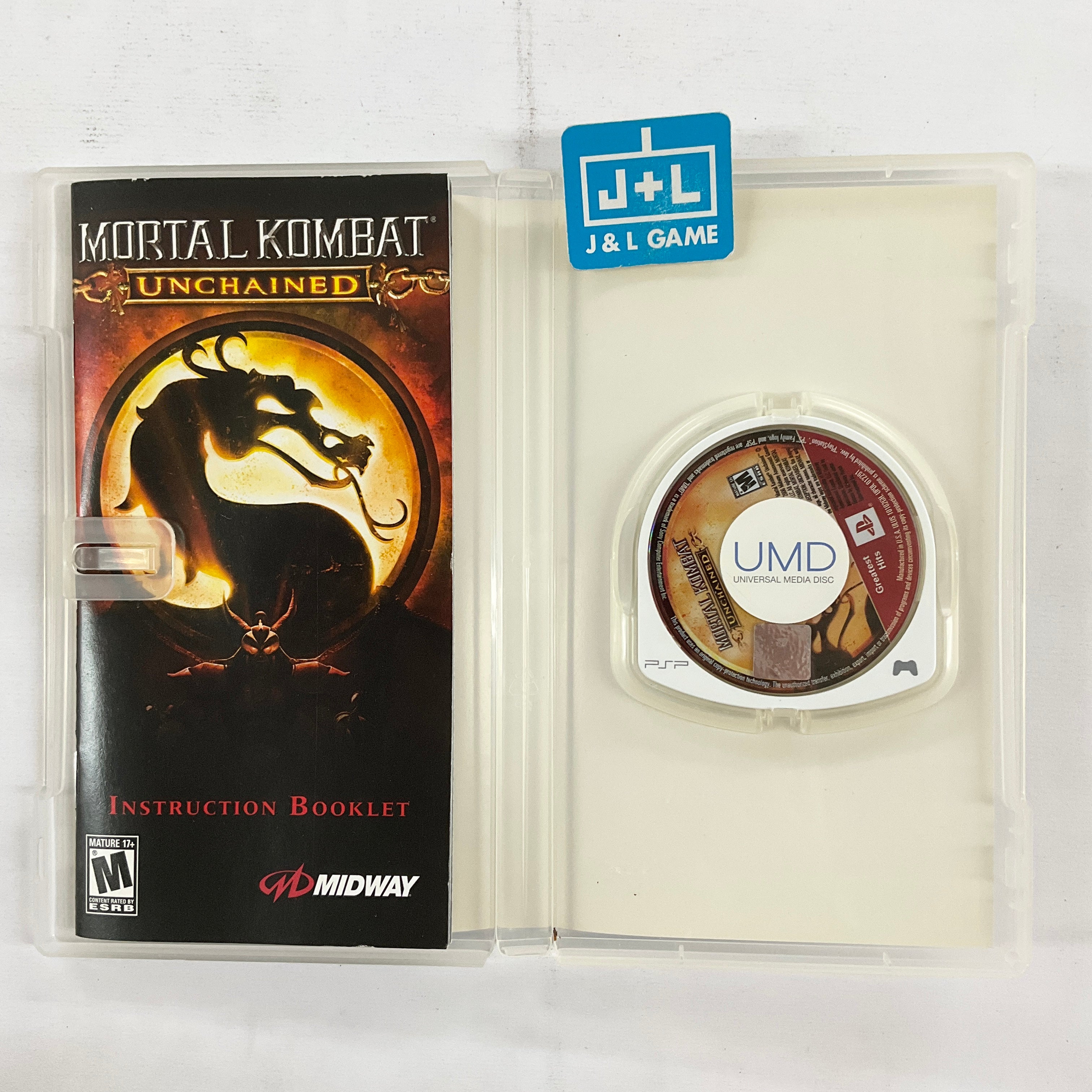 Mortal Kombat: Unchained (Greatest Hits) - SONY PSP [Pre-Owned] Video Games Midway   
