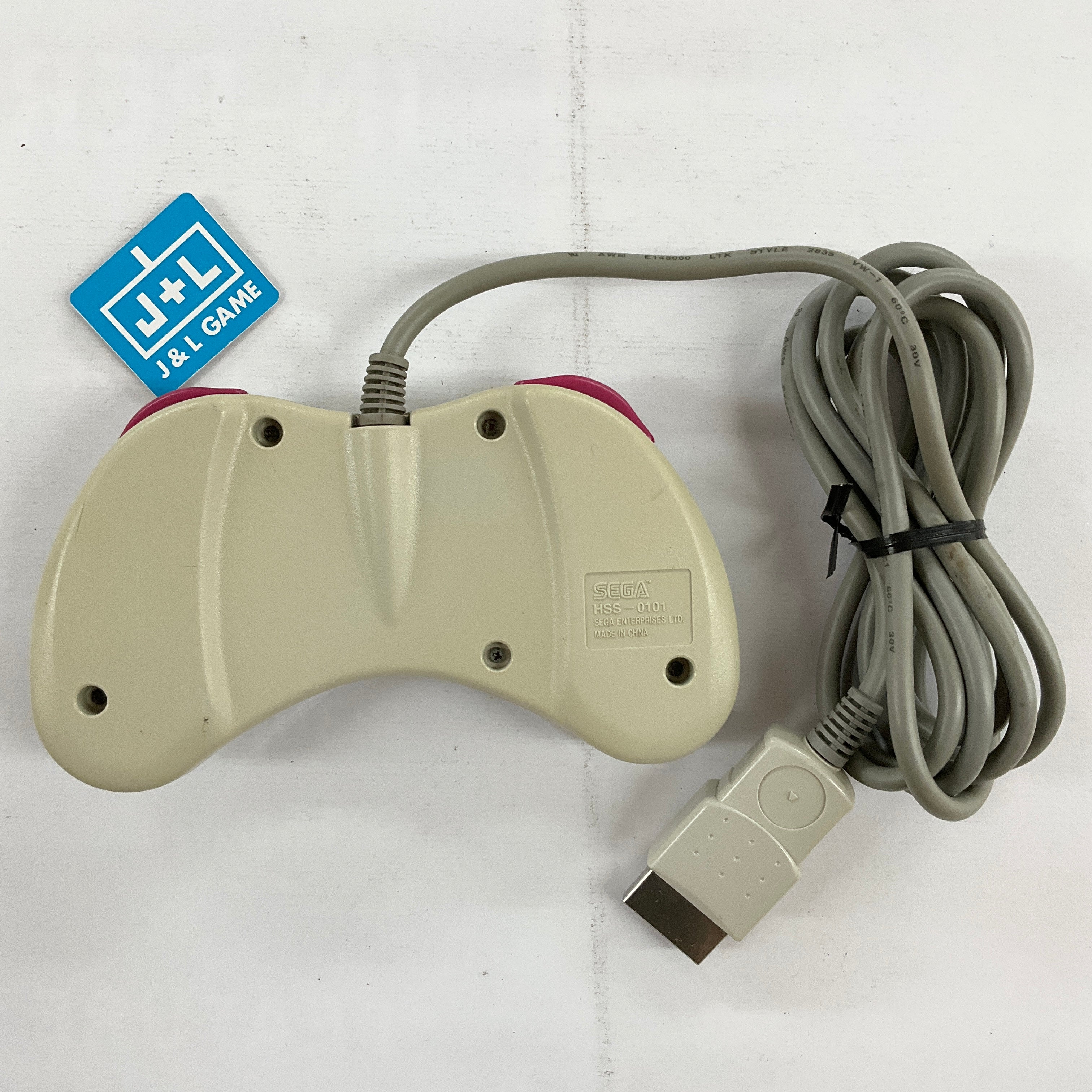 Sega Saturn Official Controller Pad (White) - (SS) Sega Saturn