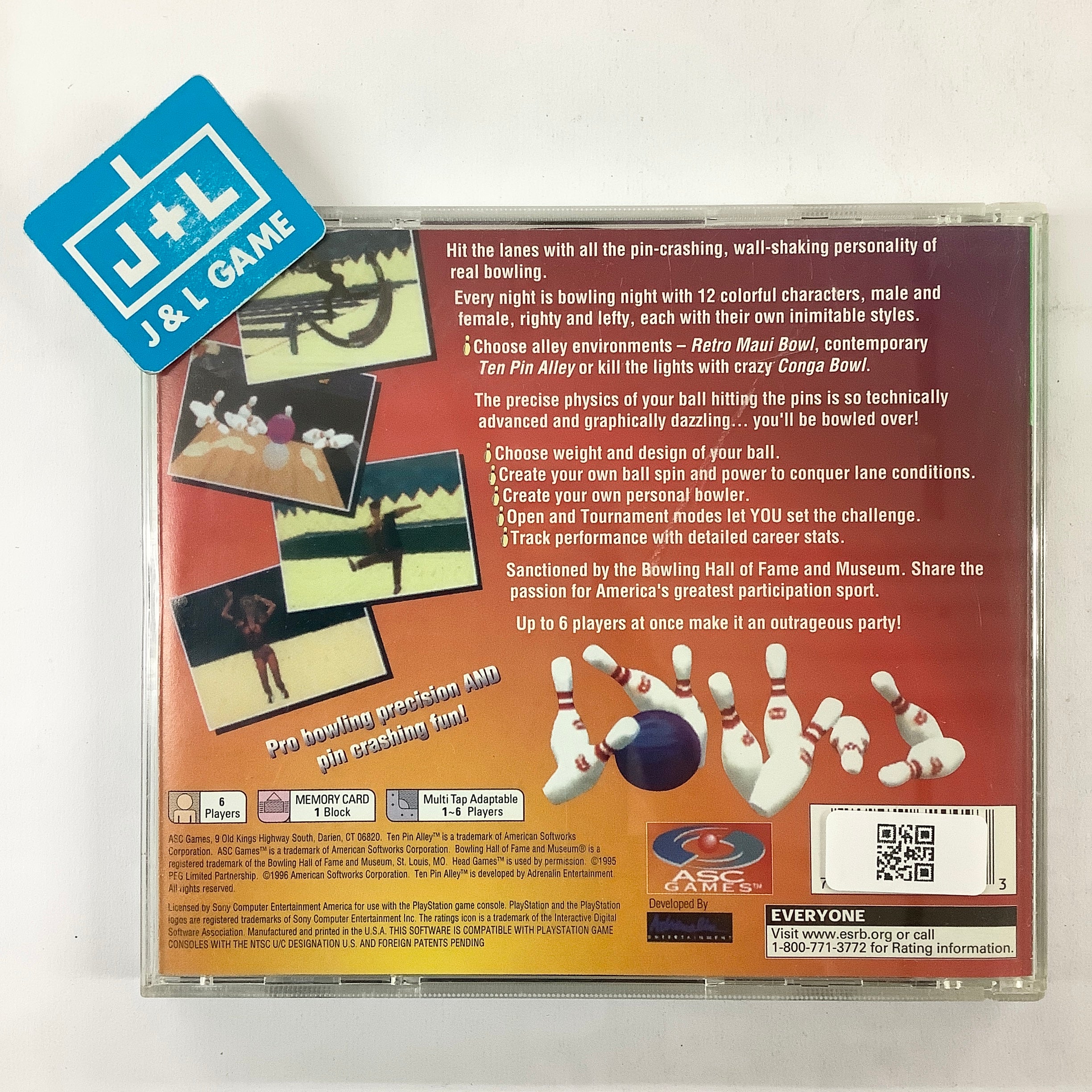 Ten Pin Alley (Greatest Hits) - (PS1) PlayStation 1 [Pre-Owned] Video Games ASC Games   