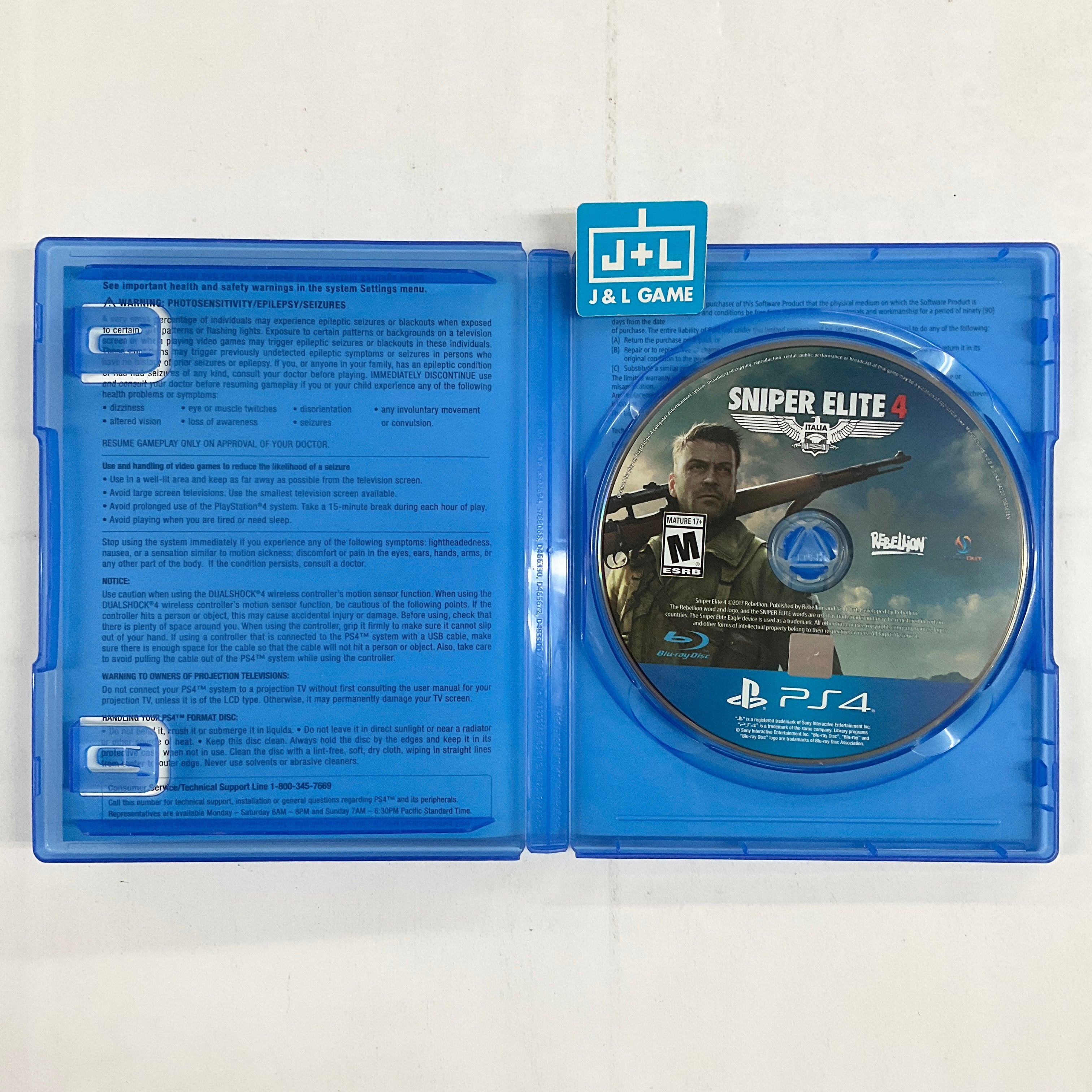 Sniper Elite 4 - (PS4) PlayStation 4 [Pre-Owned] Video Games Rebellion   