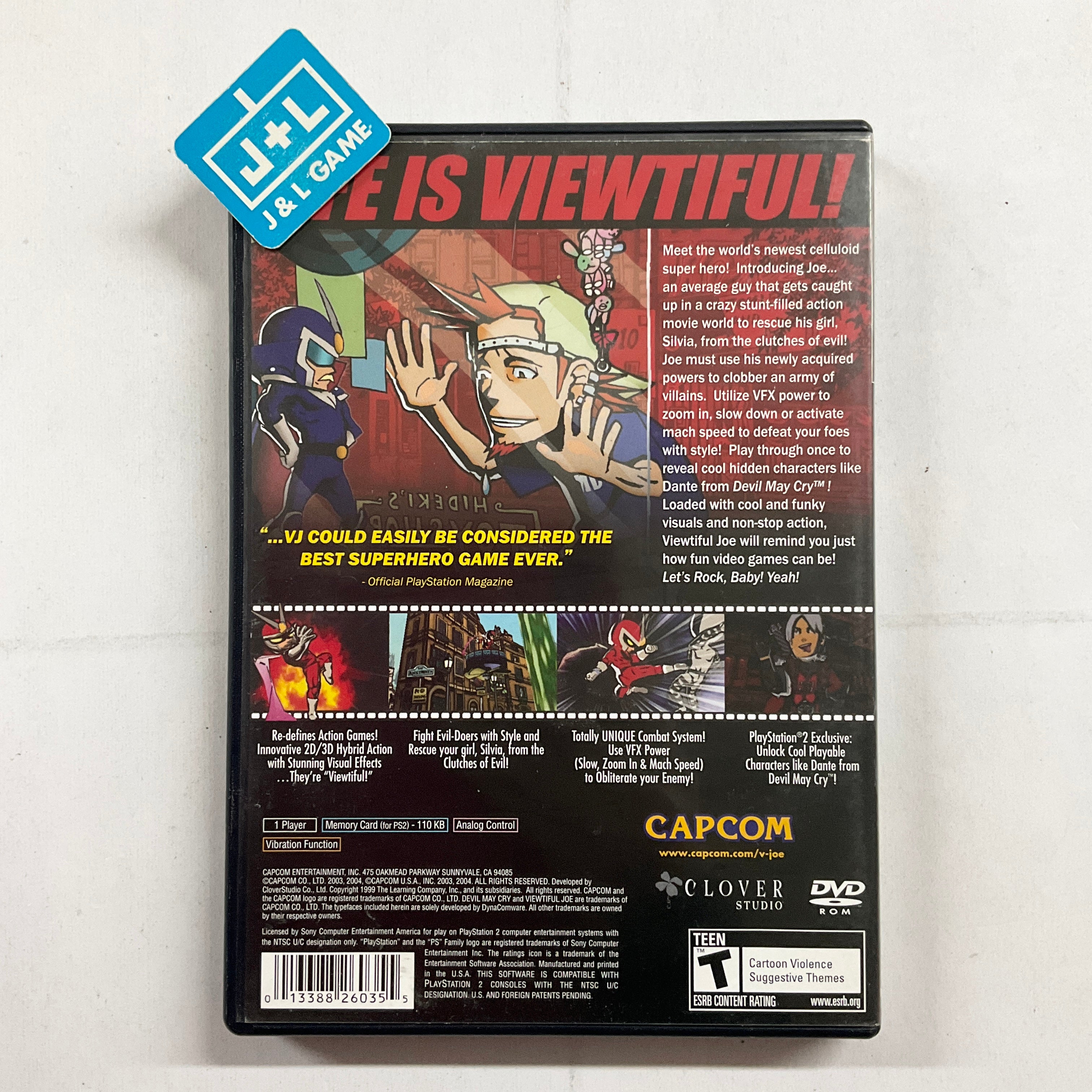 Viewtiful Joe - (PS2) PlayStation 2 [Pre-Owned] Video Games Capcom   