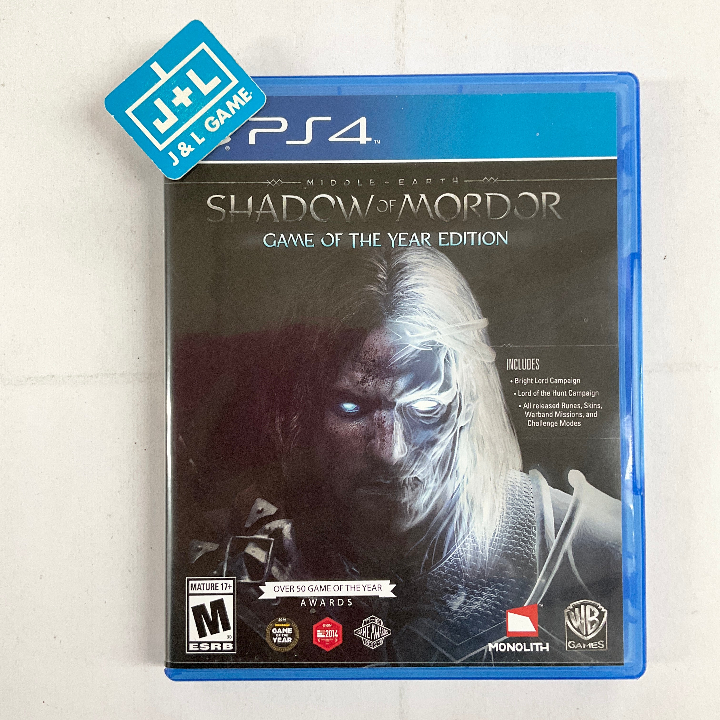 Middle-Earth: Shadow of Mordor (Game of the Year Edition) - (PS4) PlayStation 4 [Pre-Owned] Video Games Warner Bros. Interactive Entertainment