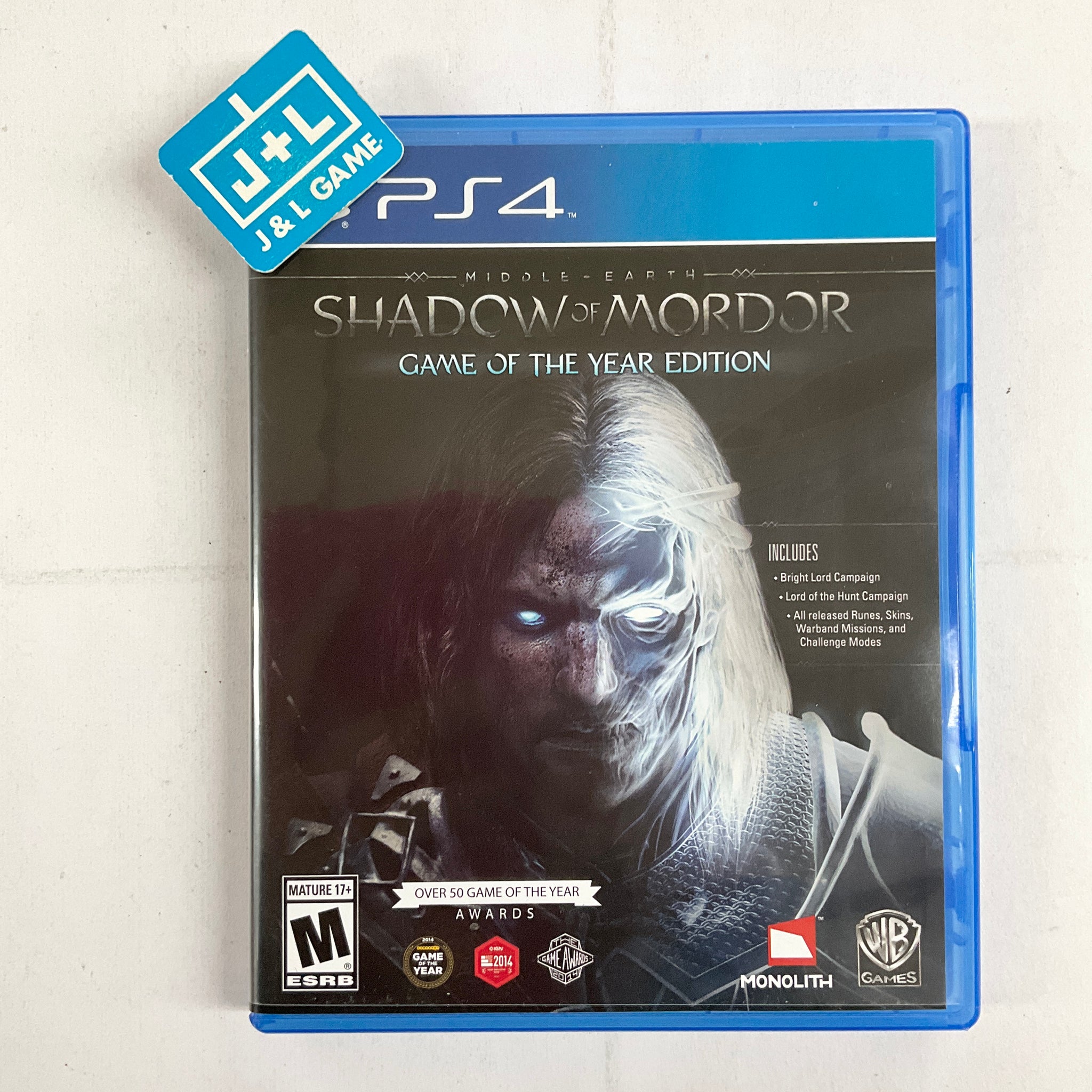  WB Games Shadow of Mordor Game of The Year