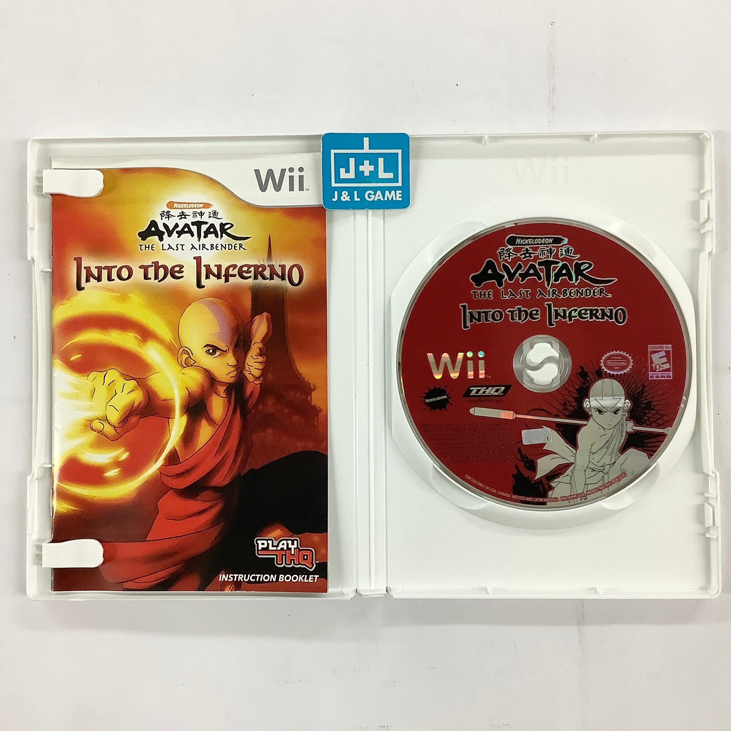 Avatar: The Last Airbender - Into the Inferno - Nintendo Wii [Pre-Owned] Video Games THQ   