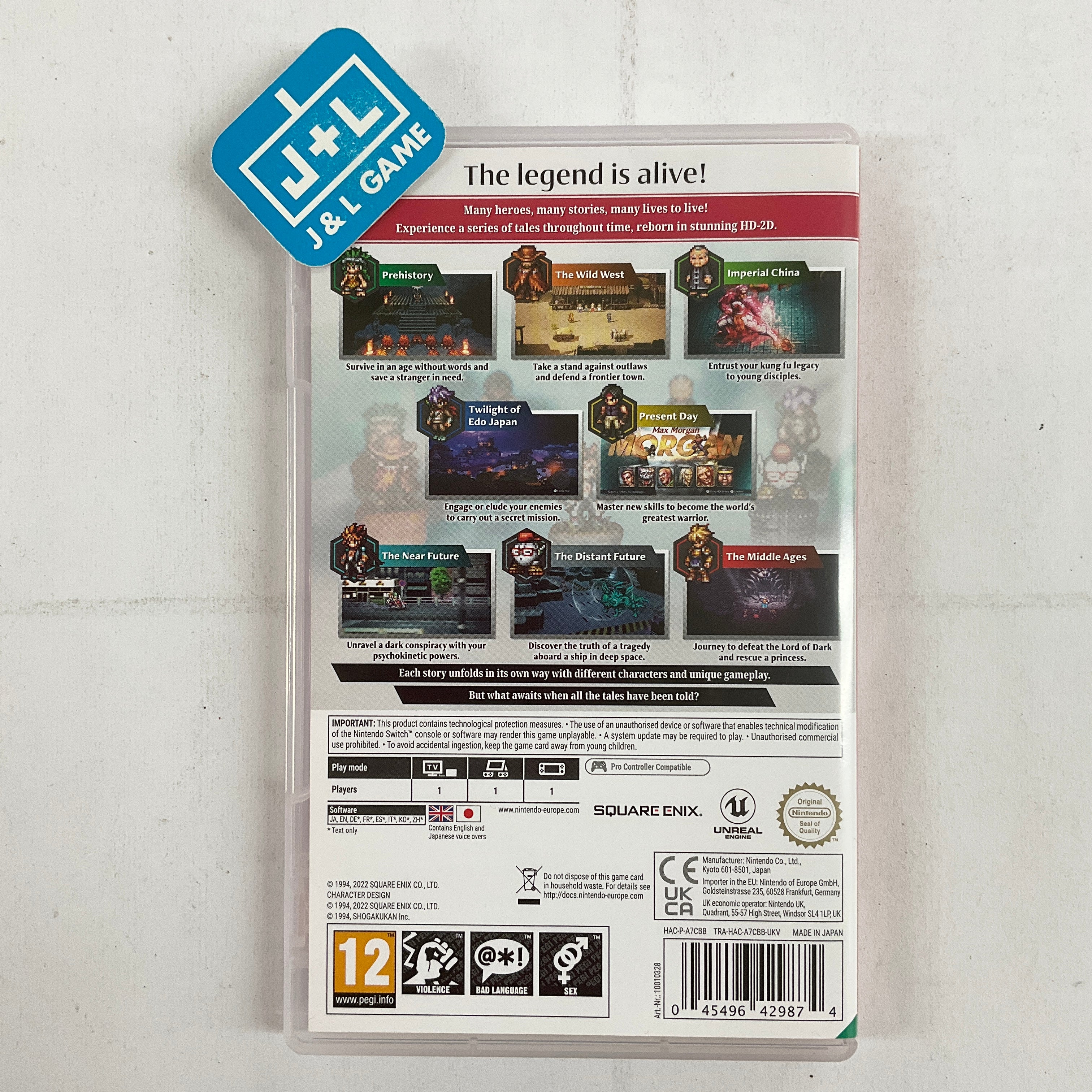 LIVE A LIVE - (NSW) Nintendo Switch [Pre-Owned] (European Import) Video Games Square Enix   