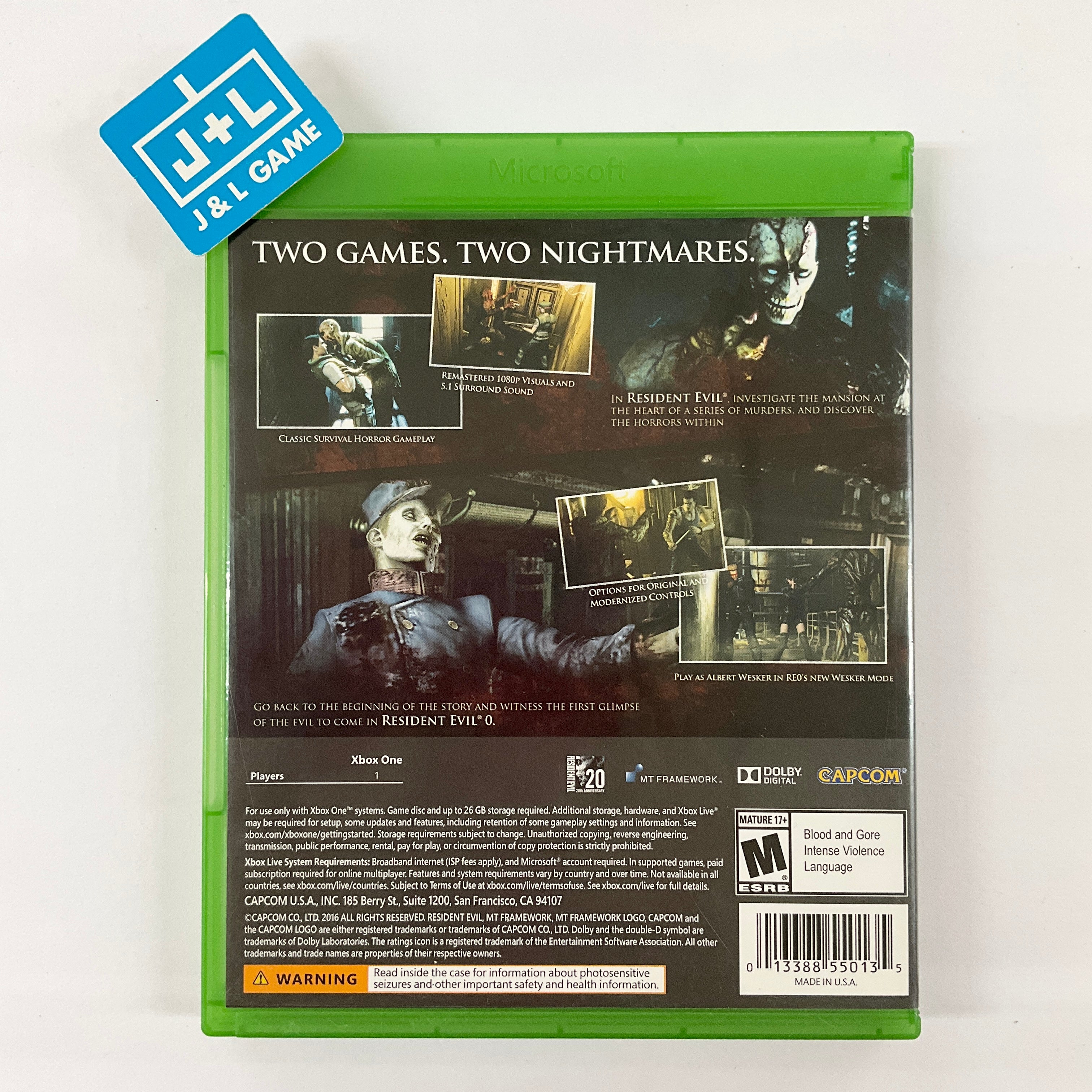 Resident Evil Origins Collection - (XB1) Xbox One [Pre-Owned] Video Games Capcom   