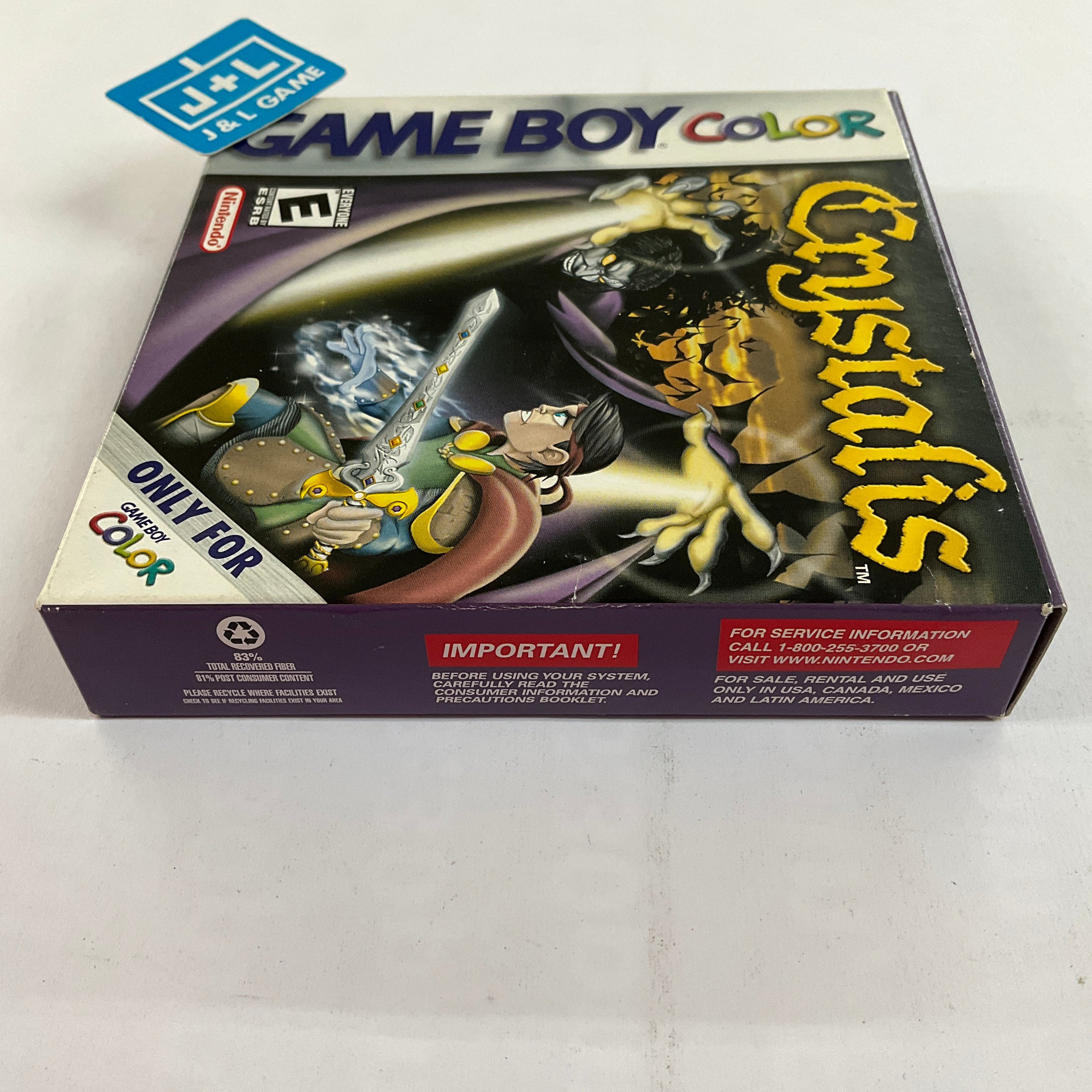 Crystalis - (GBC) Game Boy Color [Pre-Owned] Video Games Nintendo   