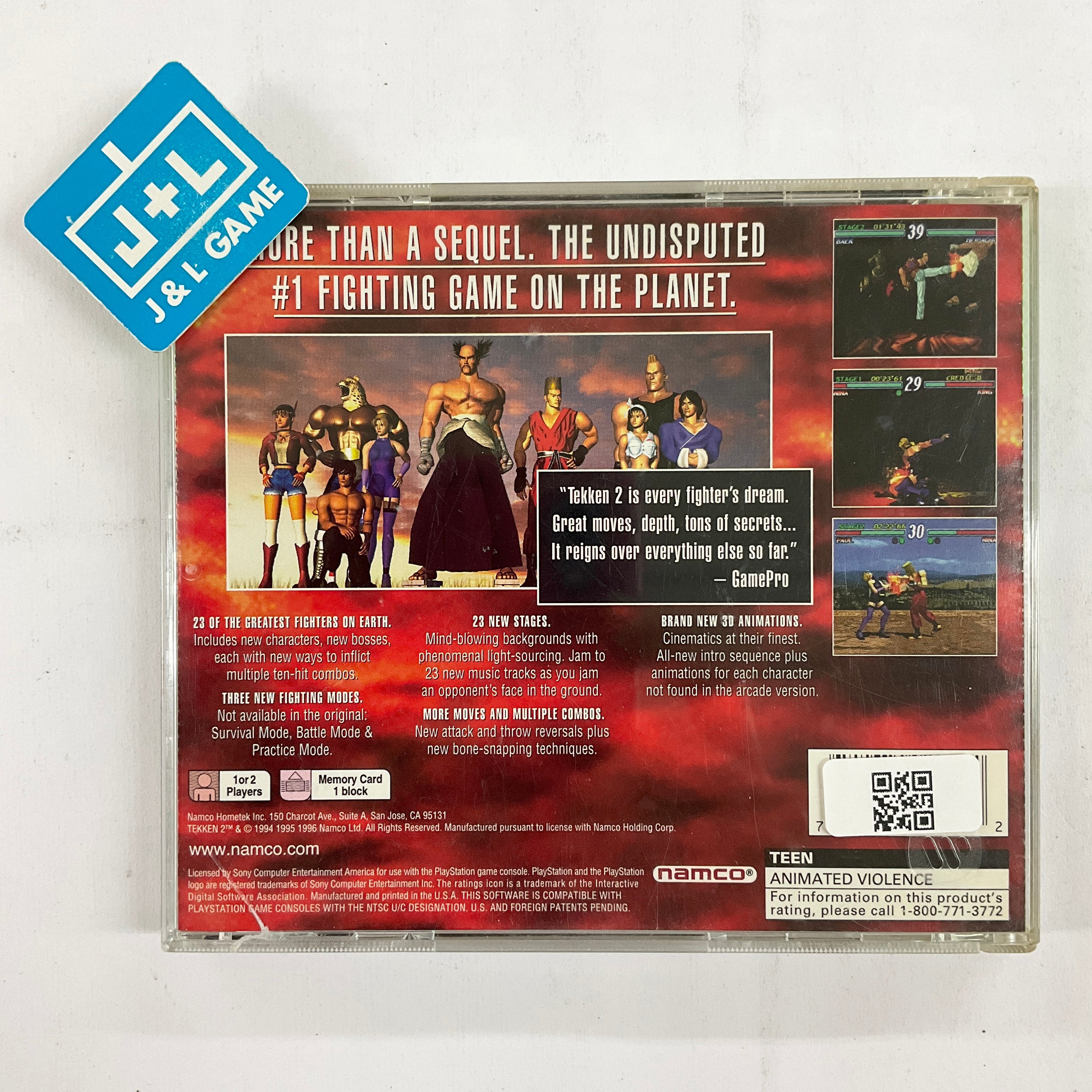 Tekken 2 (Greatest Hits) - (PS1) PlayStation 1 [Pre-Owned