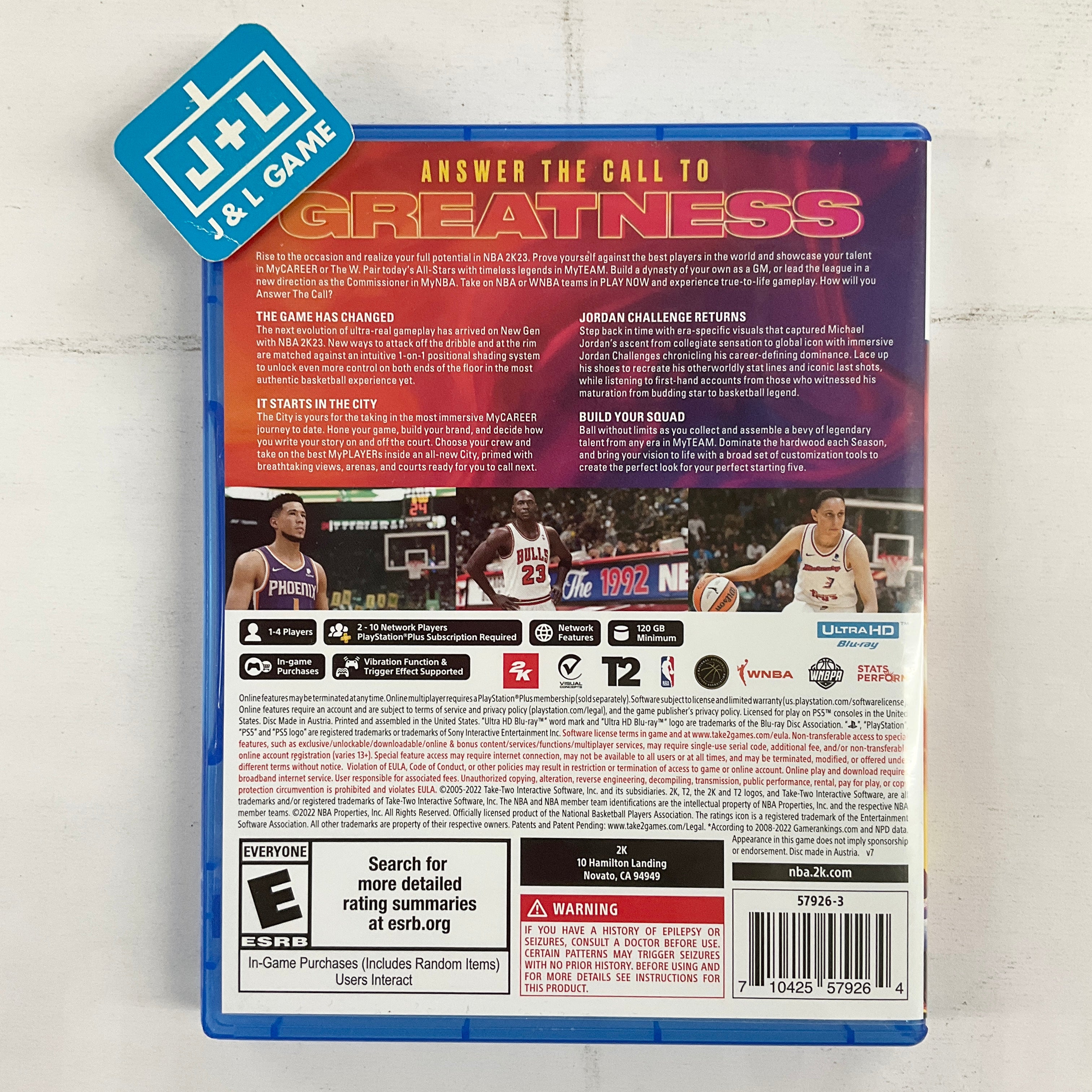 NBA 2K23 - (PS5) PlayStation 5 [Pre-Owned] | J&L Game