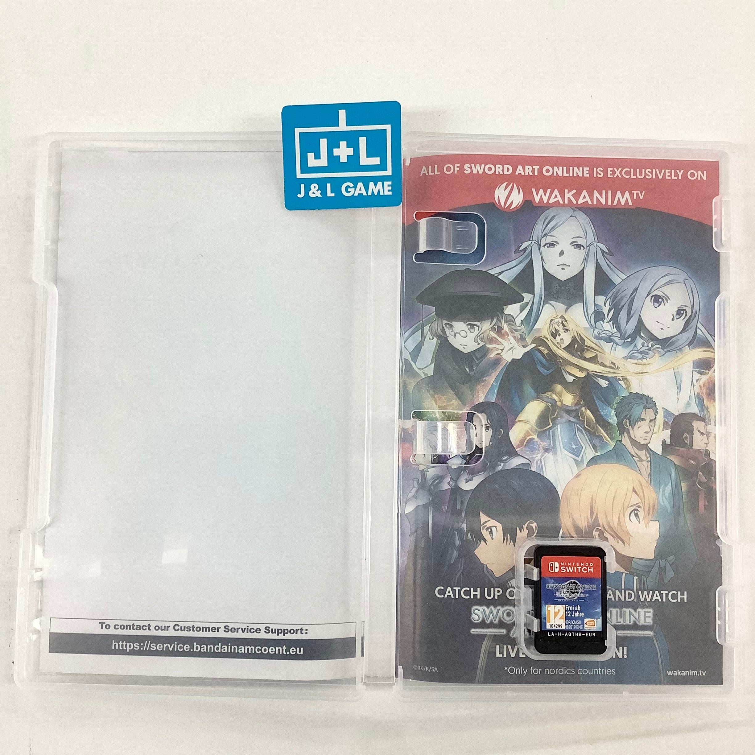 Sword Art Online: Hollow Realization Deluxe Edition - (NSW) Nintendo Switch [Pre-Owned] (European Import) Video Games Bandai Namco Entertainment   