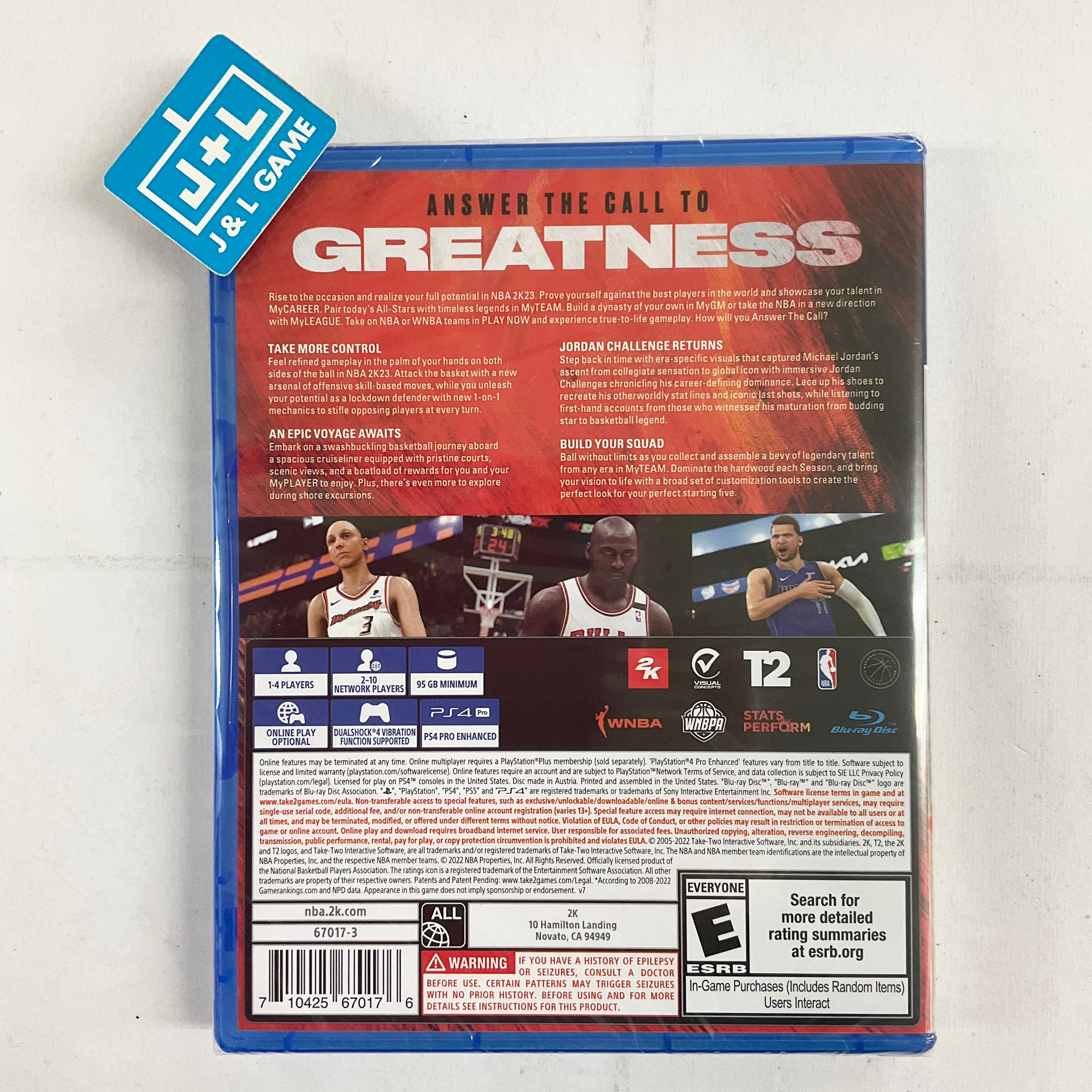 NBA 2K23 Michael Jordan Edition - (PS4) PlayStation 4 Video Games 2K   