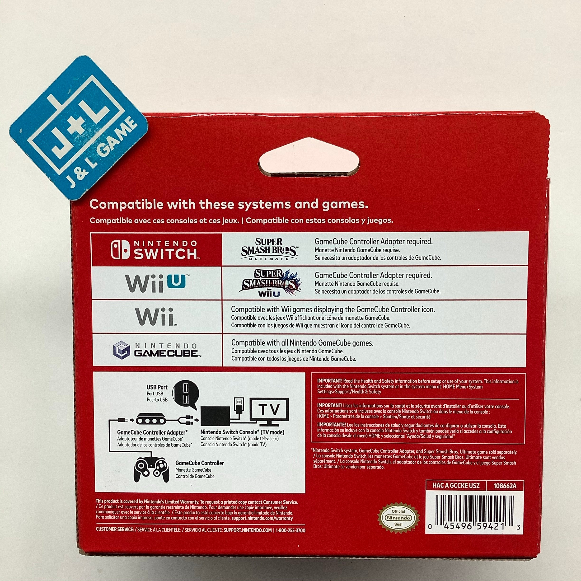 Nintendo GameCube Controller (Super Smash Bros. Ultimate Edition) - (NSW) Nintendo Switch Accessories Nintendo   