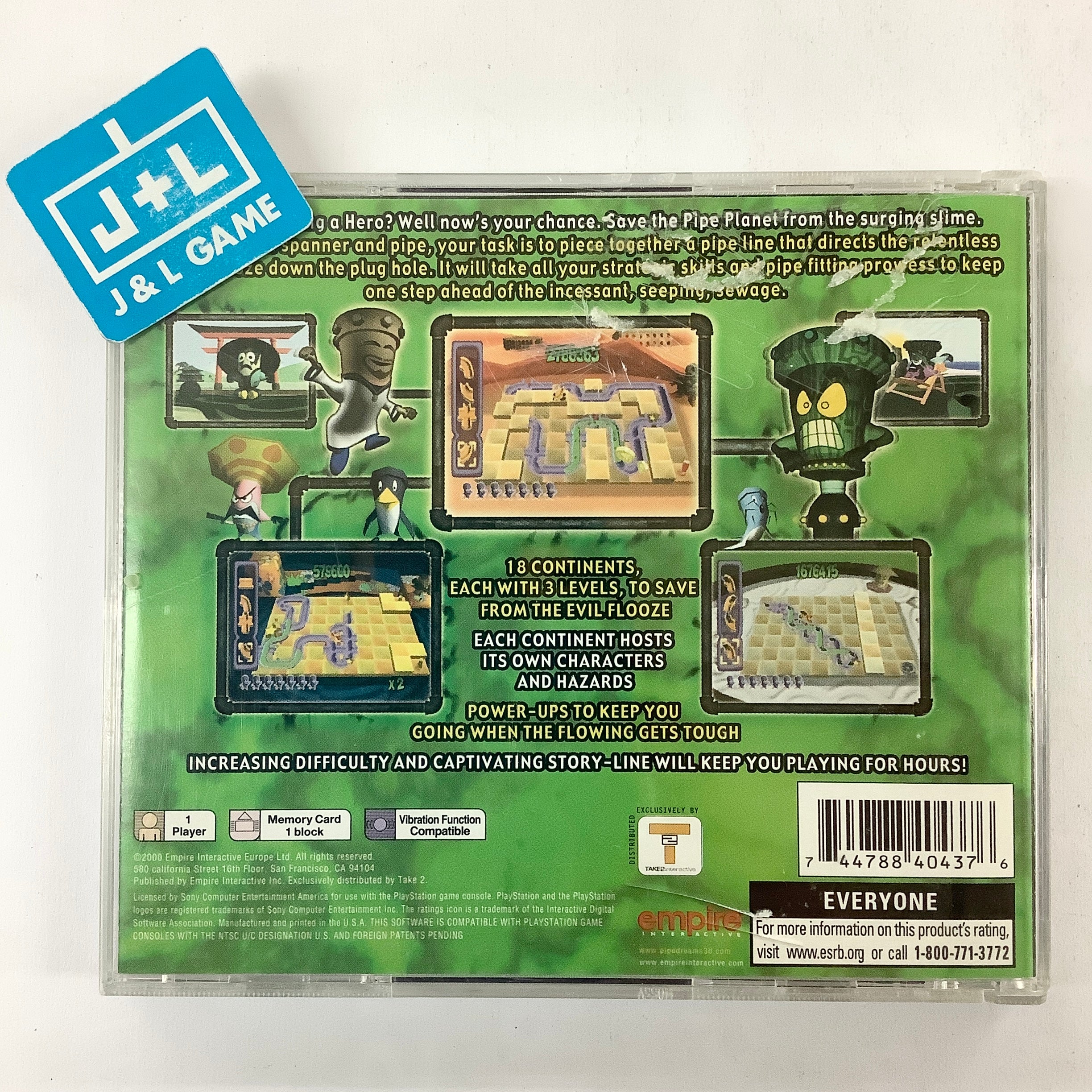 Pipe Dreams 3D - (PS1) PlayStation 1 [Pre-Owned] Video Games Empire Interactive   