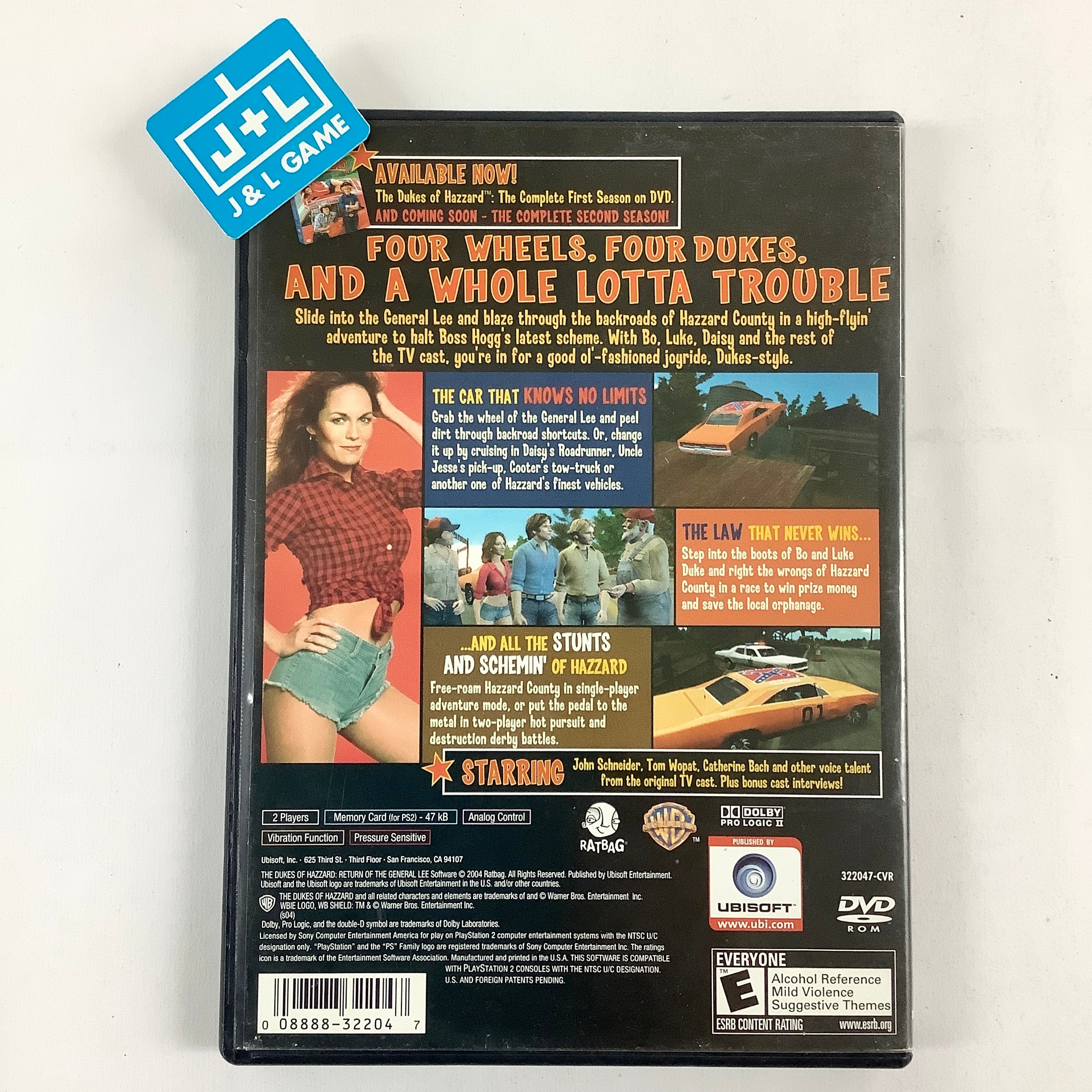 The Dukes of Hazzard: Return of the General Lee - (PS2) PlayStation 2 [Pre-Owned] Video Games Ubisoft   