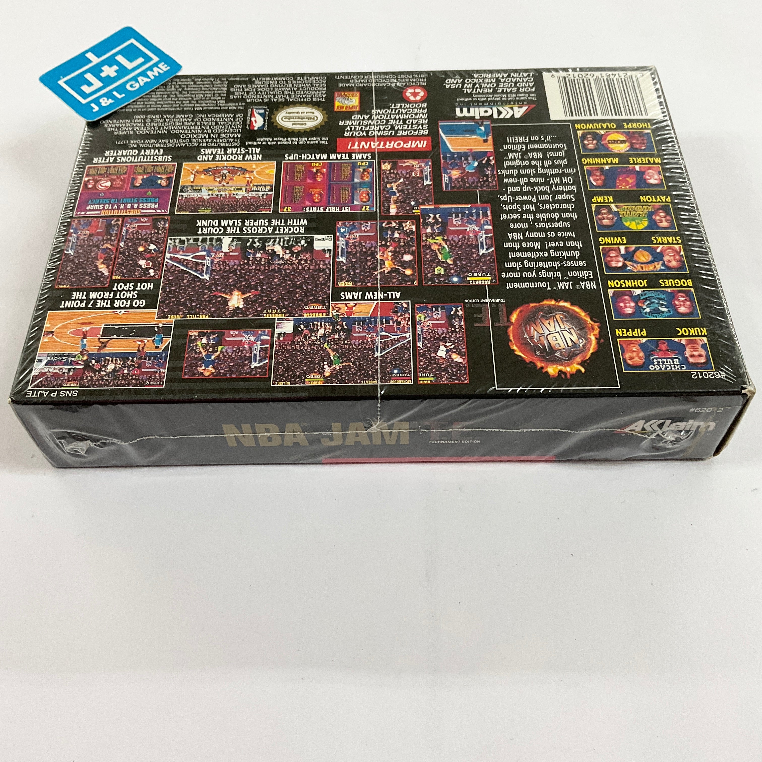 NBA Jam: Tournament Edition - (SNES) Super Nintendo  [Pre-Owned] Video Games Acclaim   