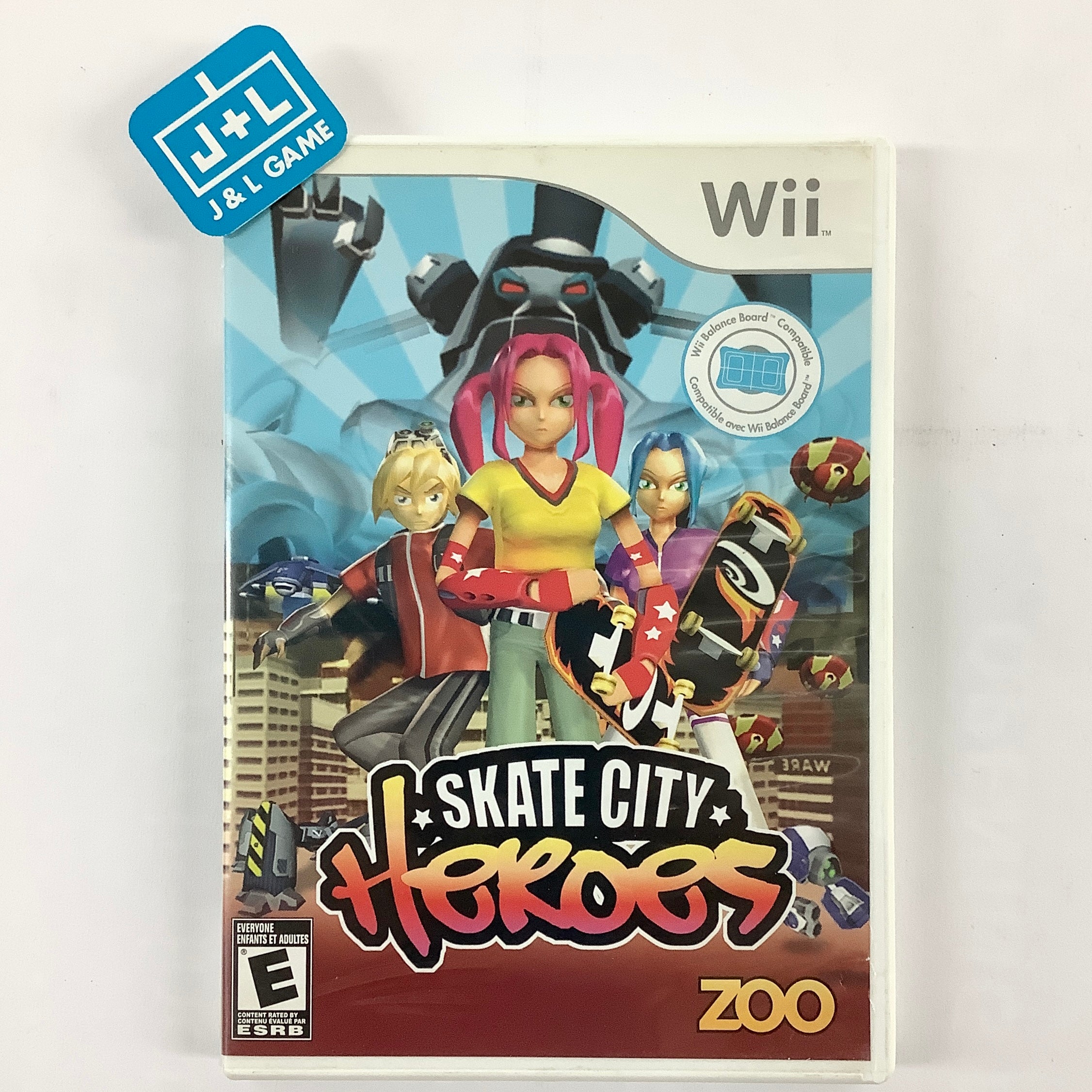 Skate City Heroes - Nintendo Wii [Pre-Owned] Video Games Zoo Games   