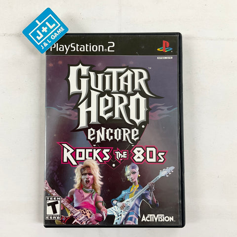 Guitar Hero Encore: Rocks the 80s - (PS2) PlayStation 2 [Pre-Owned] Video Games Activision   