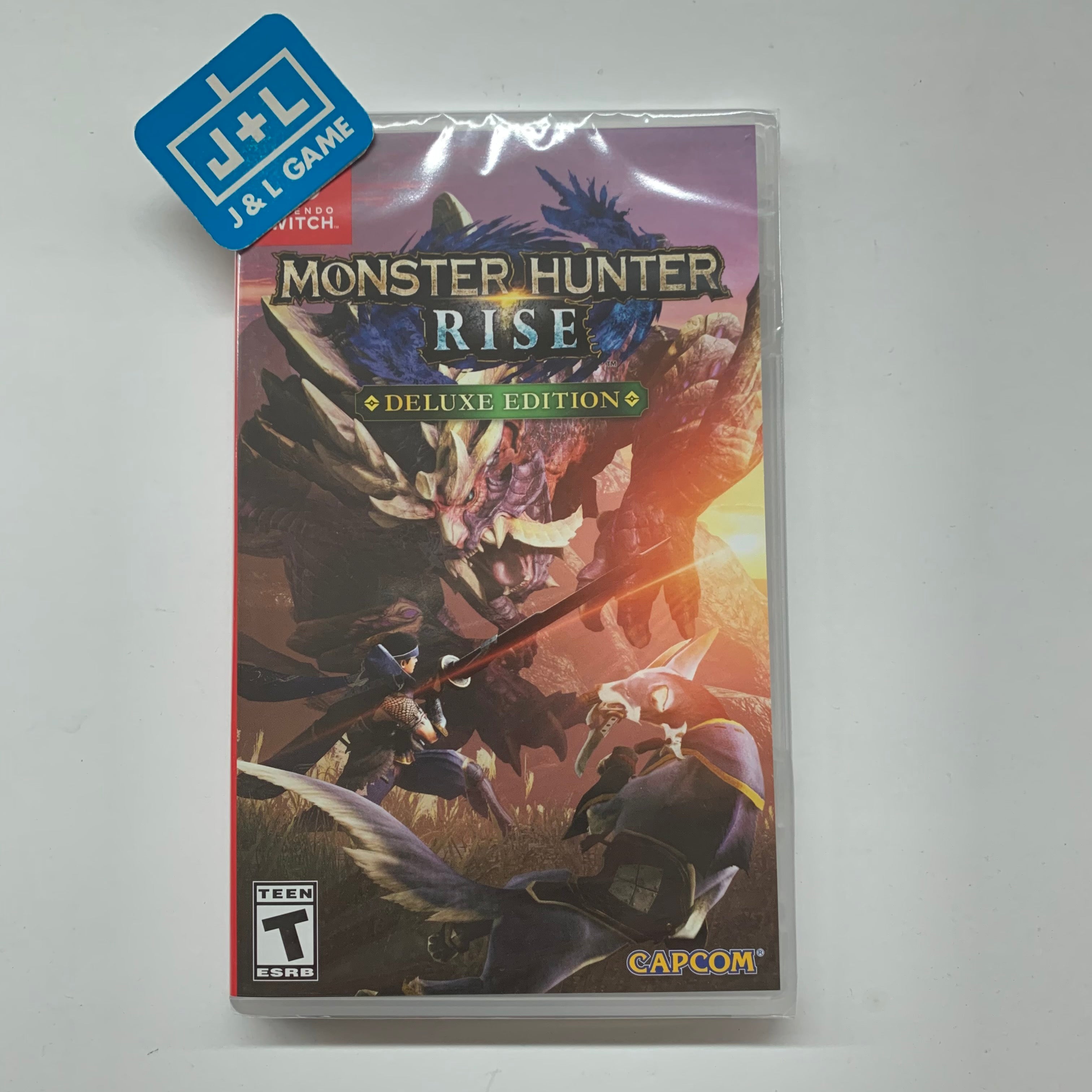 Monster Hunter Rise Deluxe Edition - (NSA) Nintendo Switch Video Games Capcom   
