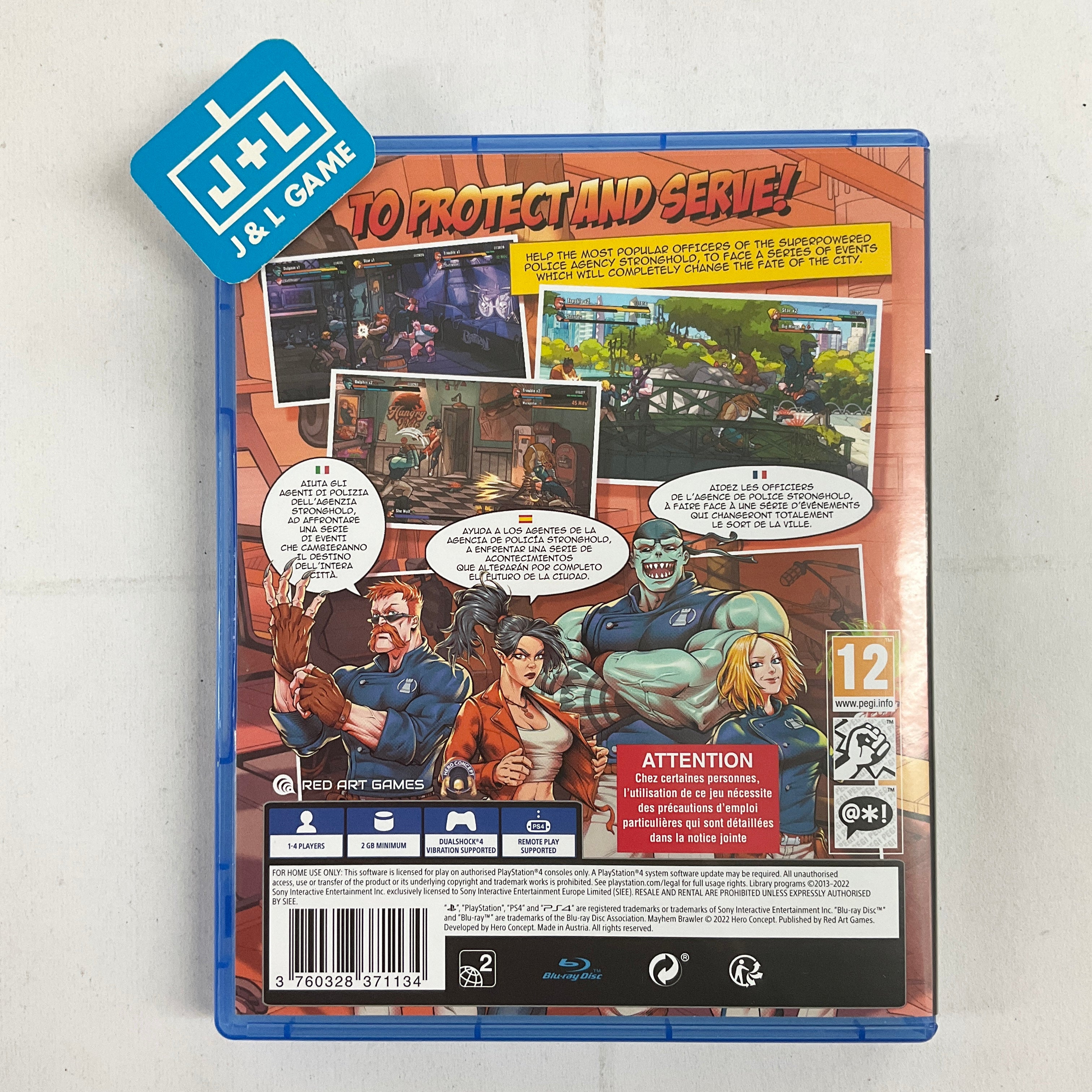 Mayhem Brawler - (PS4) PlayStation 4 [Pre-Owned] (European Import) Video Games J&L Video Games New York City   