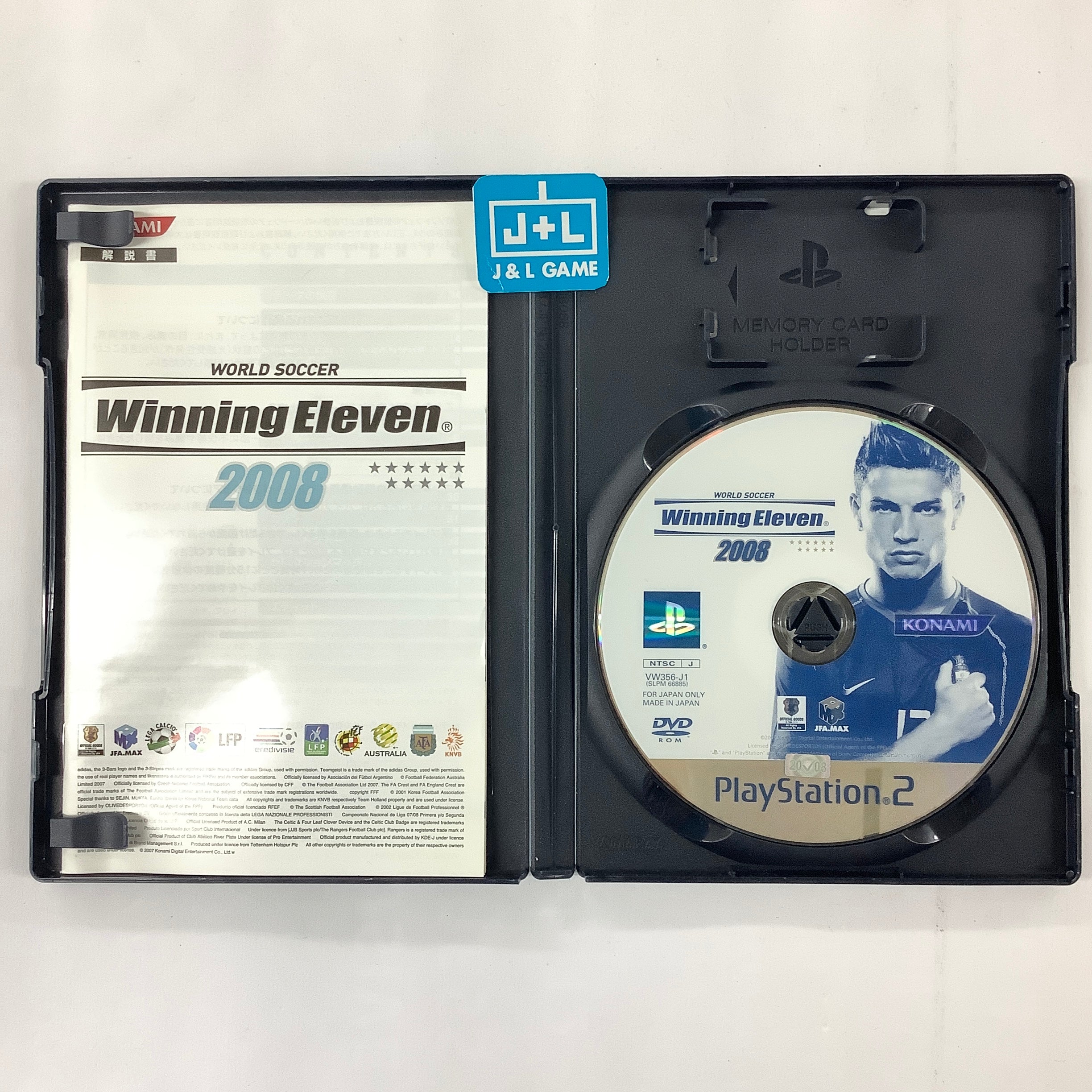 World Soccer Winning Eleven 2008 - (PS2) PlayStation 2 [Pre-Owned] (Japanese Import) Video Games Konami   