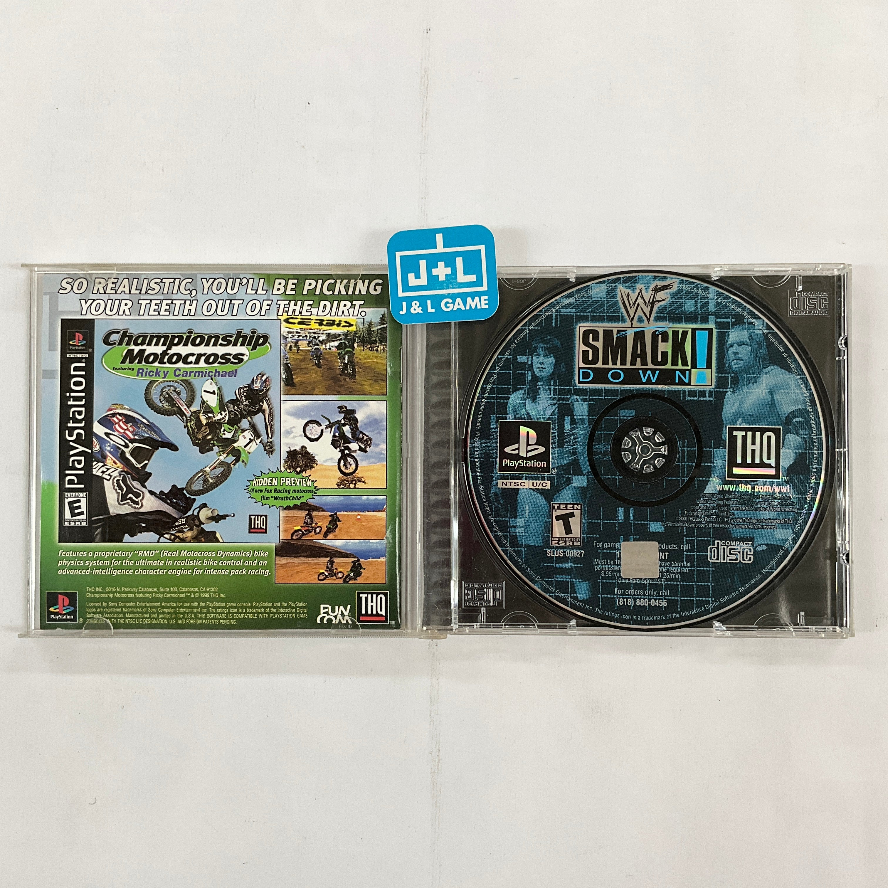WWF SmackDown! - (PS1) PlayStation 1 [Pre-Owned] Video Games THQ   