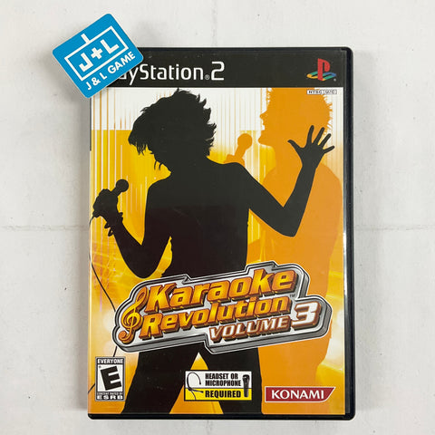 Karaoke Revolution Volume 3 - (PS2) PlayStation 2 [Pre-Owned] Video Games Konami   