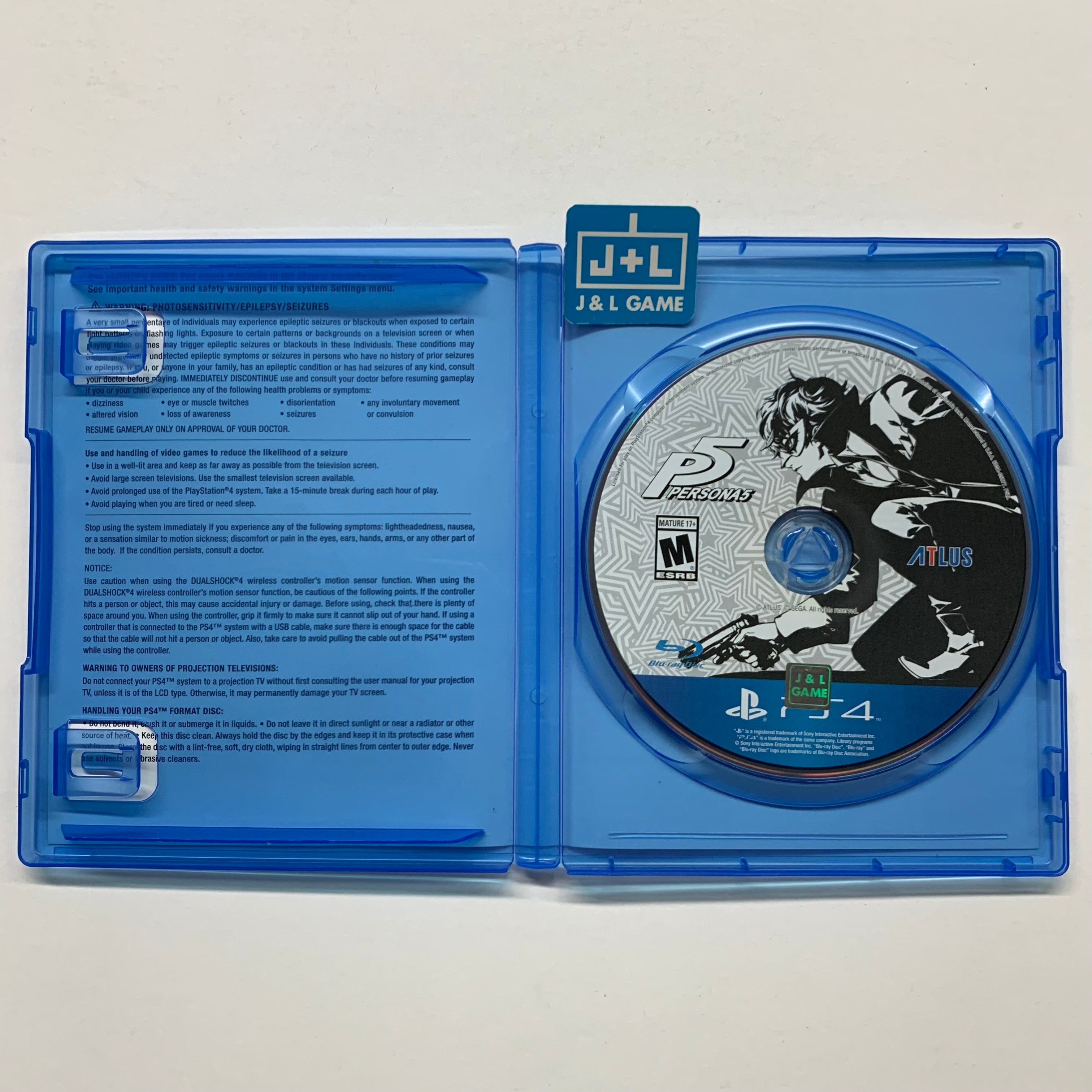 Persona 5 - (PS4) PlayStation 4 [Pre-Owned] Video Games Atlus   