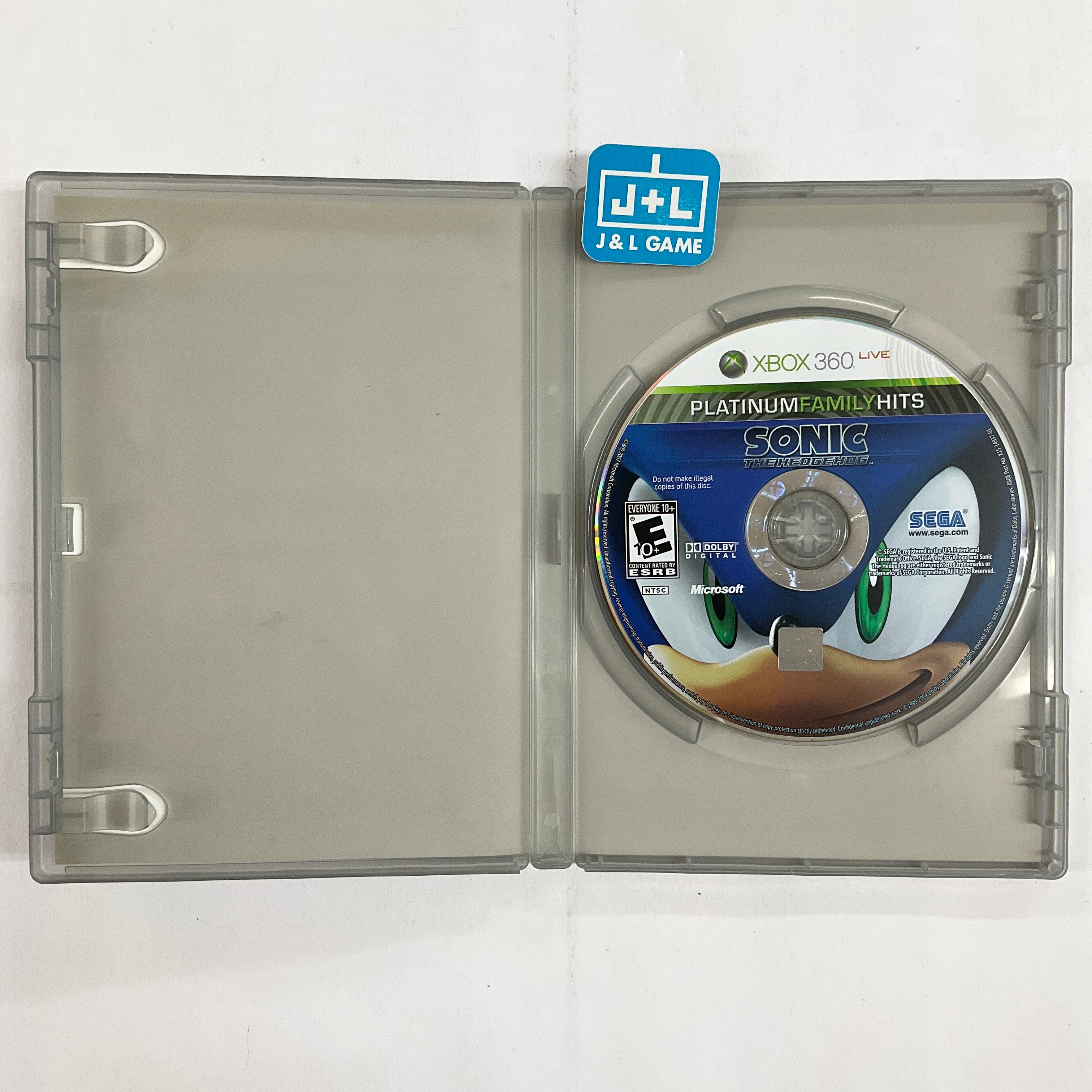 Sonic the Hedgehog (Platinum Family Hits) - Xbox 360 [Pre-Owned] Video Games Sega   