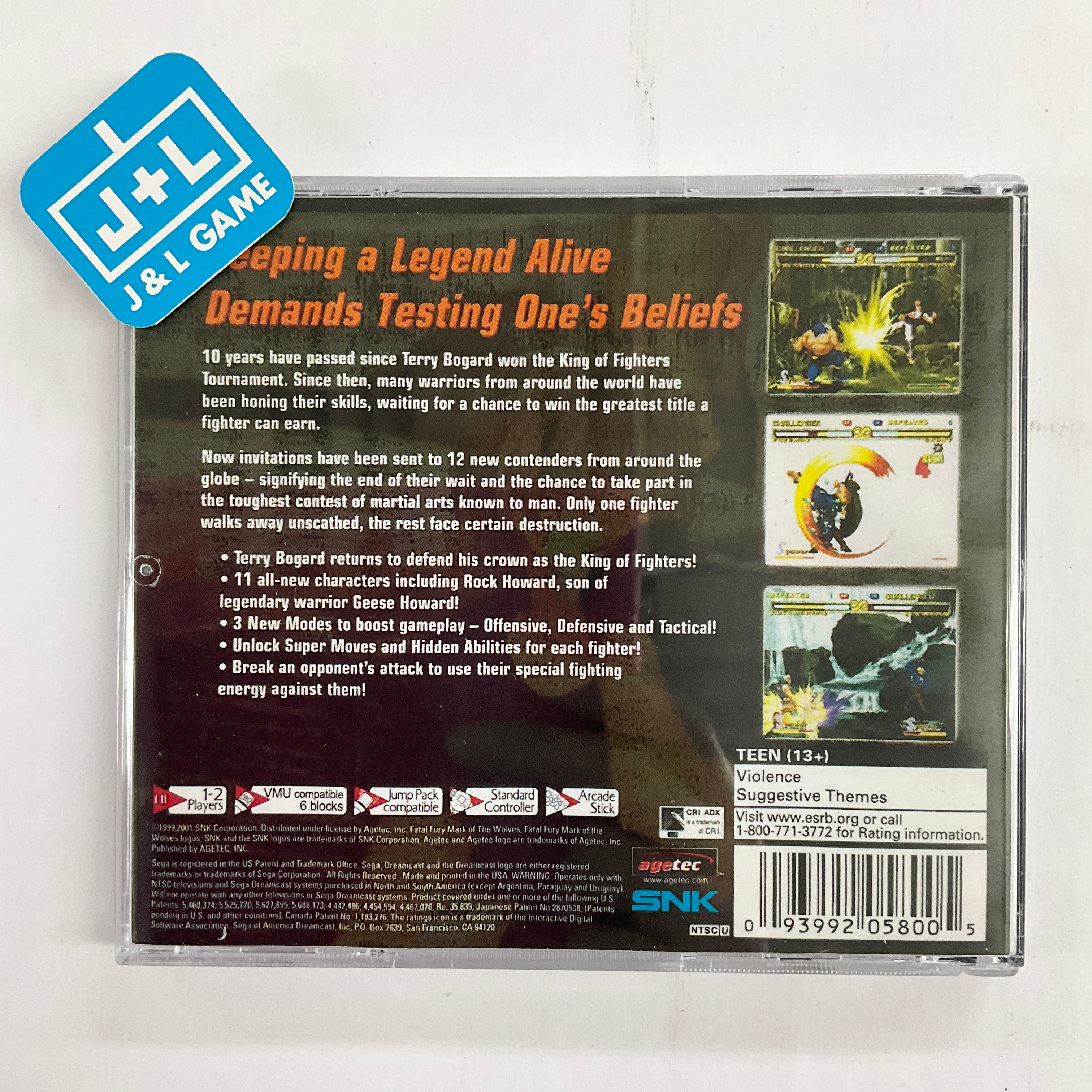 Fatal Fury: Mark of the Wolves - (DC) SEGA Dreamcast [Pre-Owned