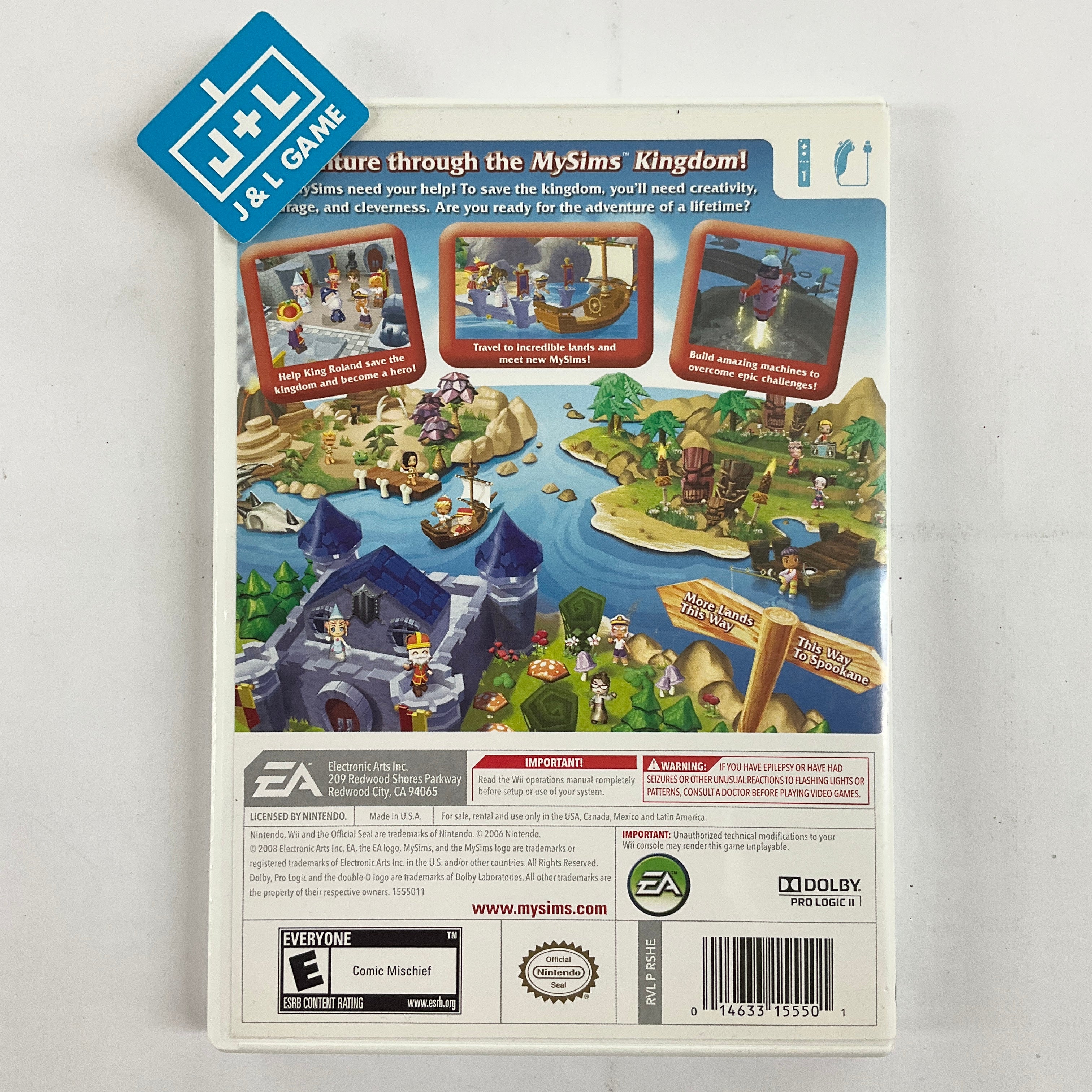 MySims Kingdom - Nintendo Wii [Pre-Owned] Video Games Electronic Arts   