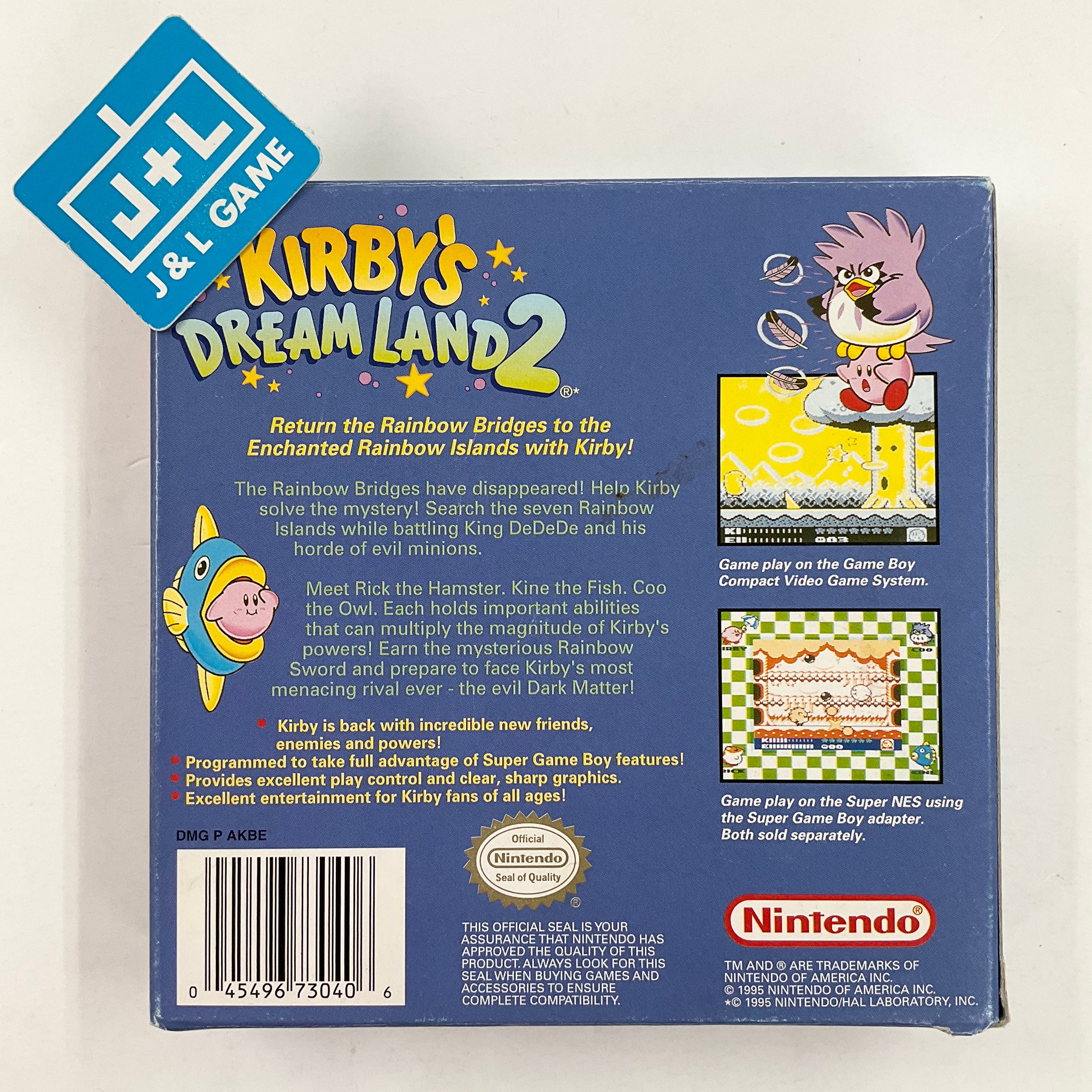 Kirby's Dream Land 2 - (GB) Game Boy [Pre-Owned] Video Games Nintendo   