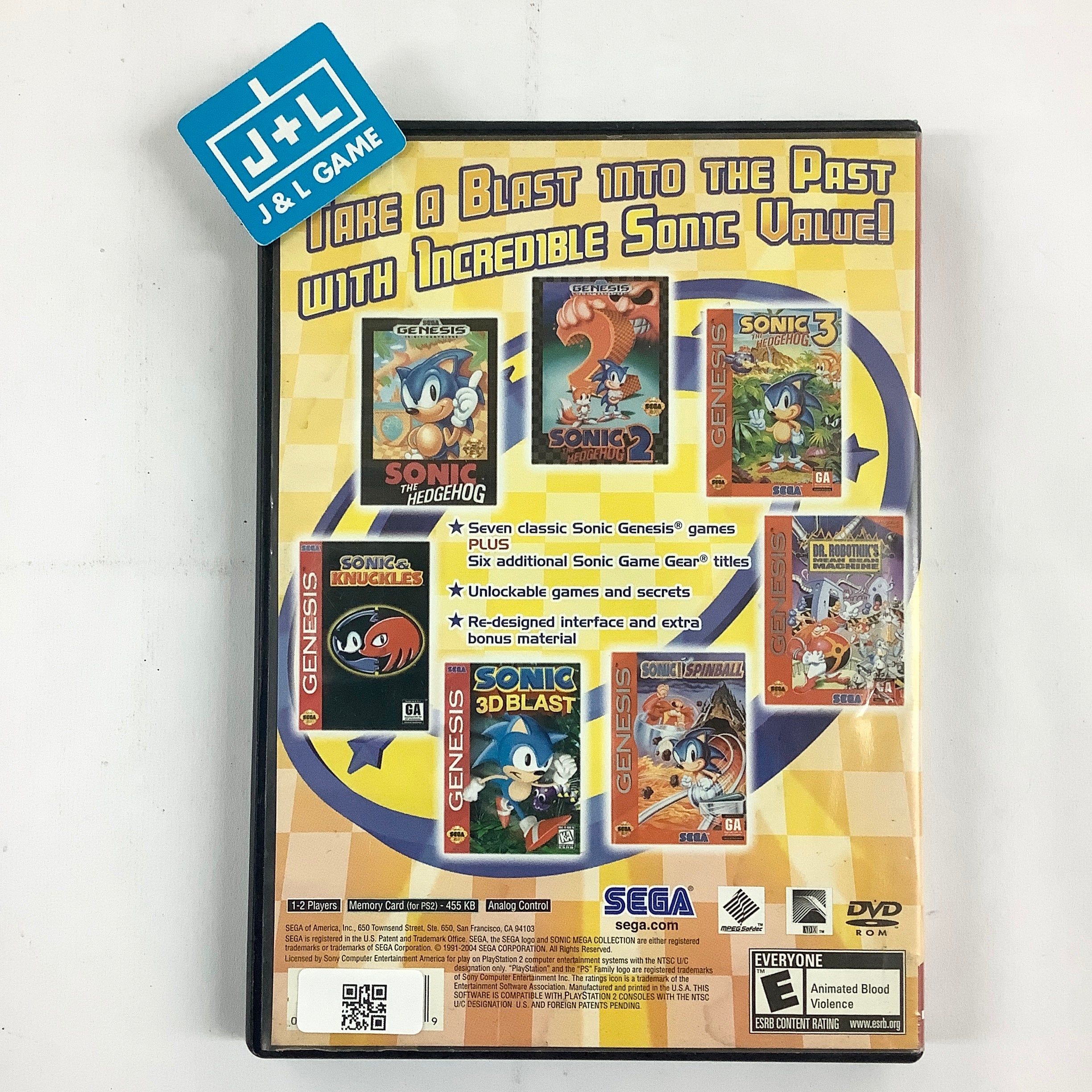 Sonic Mega Collection Plus (Greatest Hits) - (PS2) PlayStation 2 [Pre-Owned] Video Games Sega   