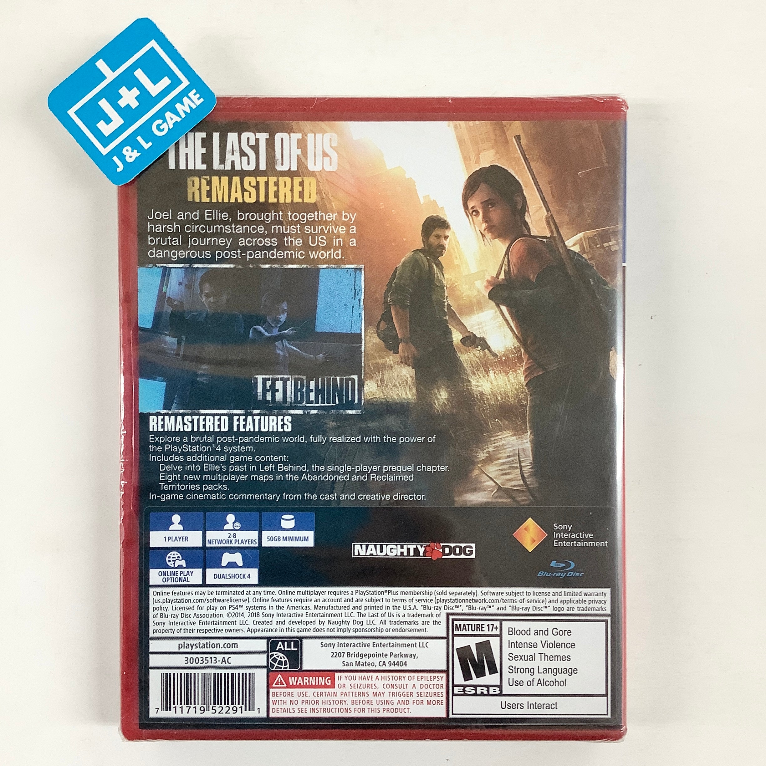 The Last of Us Remastered (Greatest Hits) - (PS4) PlayStation 4 Video Games SCEA   