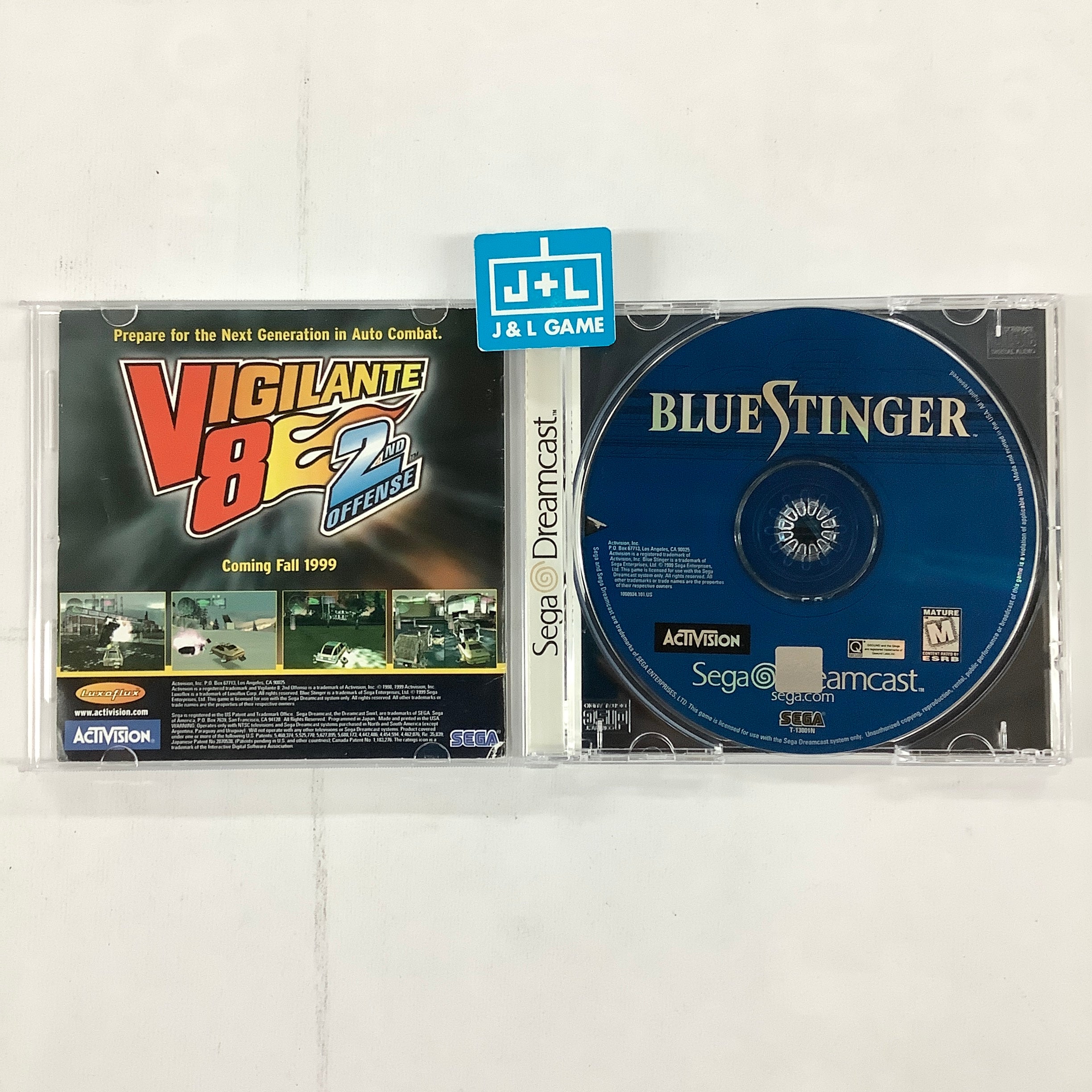 Blue Stinger - (DC) SEGA Dreamcast [Pre-Owned] Video Games Activision   