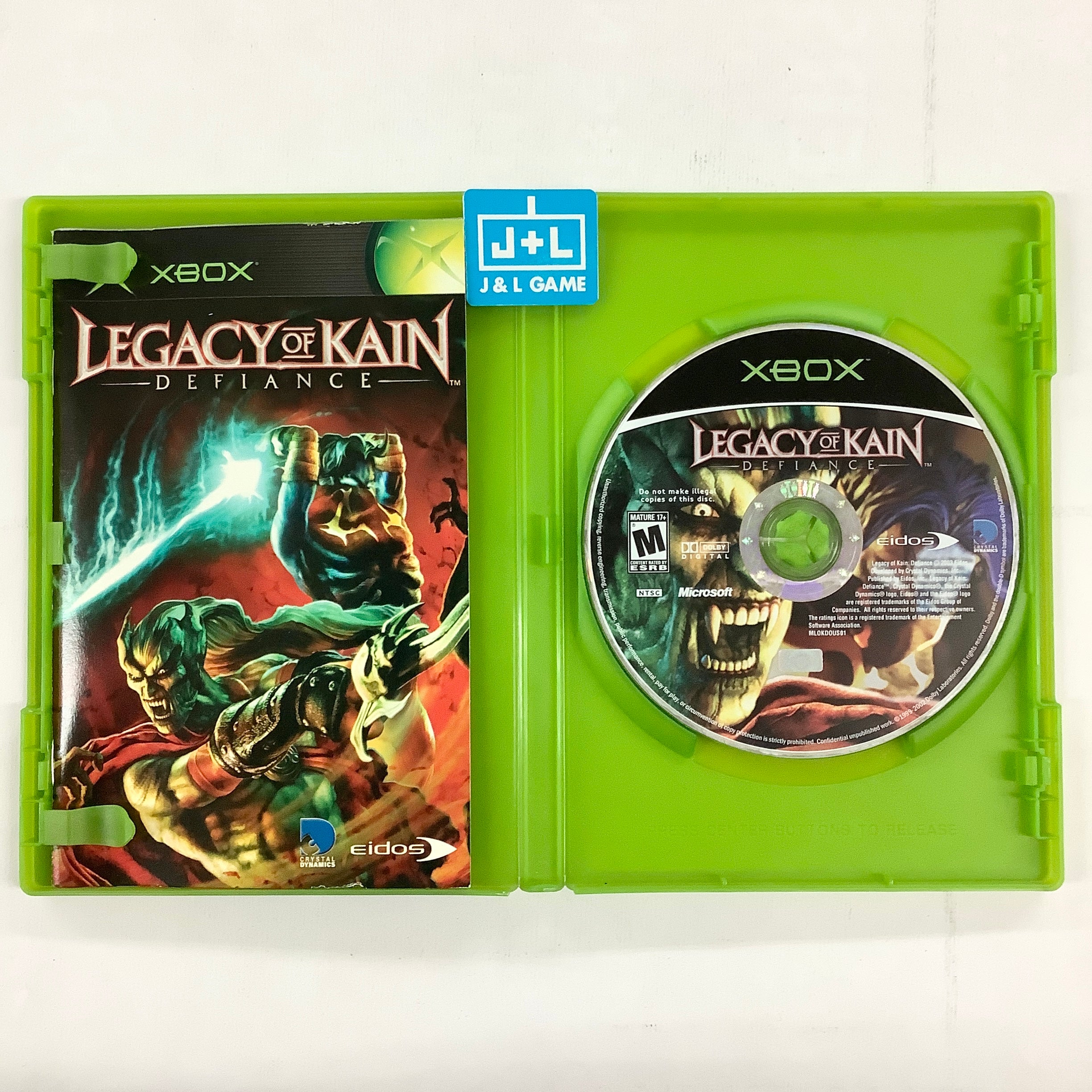Legacy of Kain: Defiance - (XB) Xbox [Pre-Owned] Video Games Eidos Interactive   