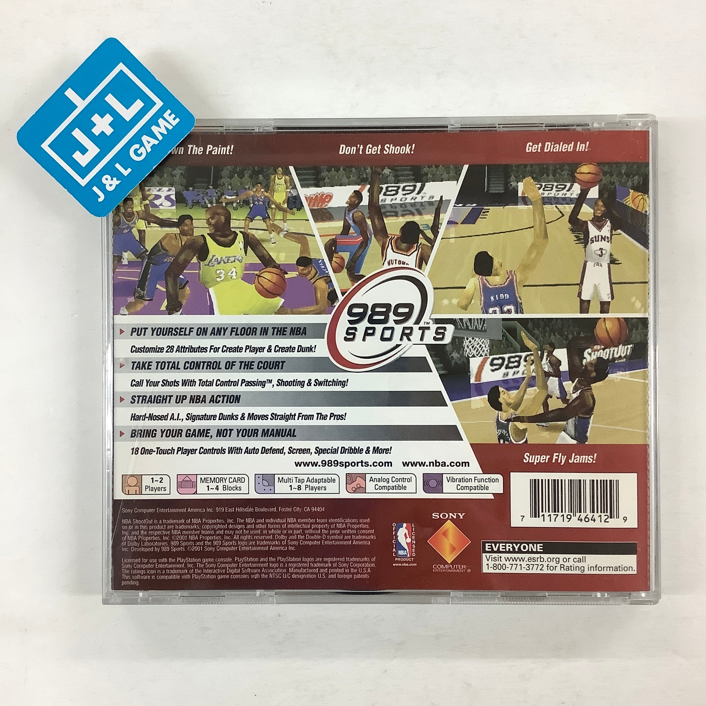 NBA ShootOut 2002 - (PS1) PlayStation 1 [Pre-Owned] Video Games SCEA   