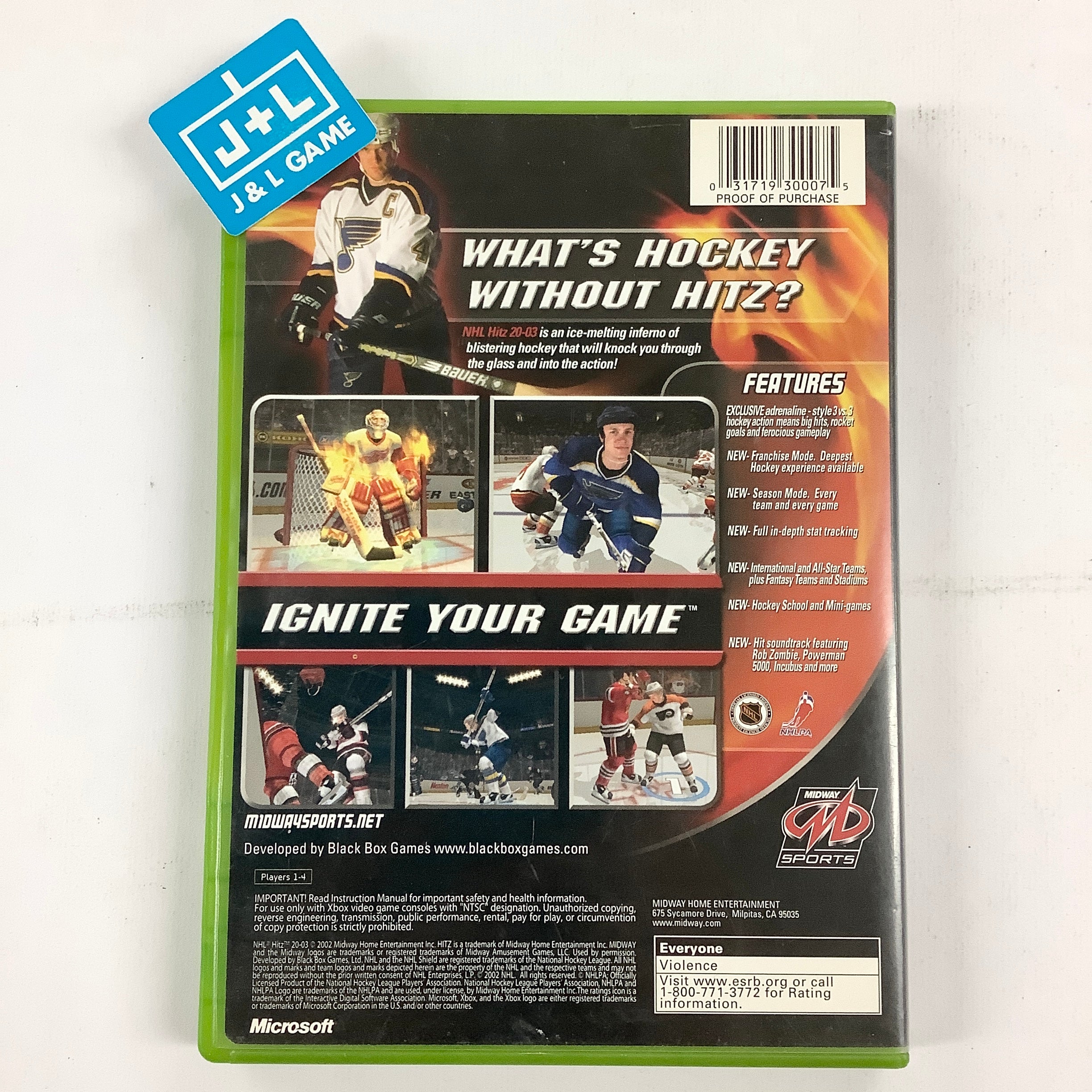 NHL Hitz 20-03 - (XB) Xbox [Pre-Owned] Video Games Midway   