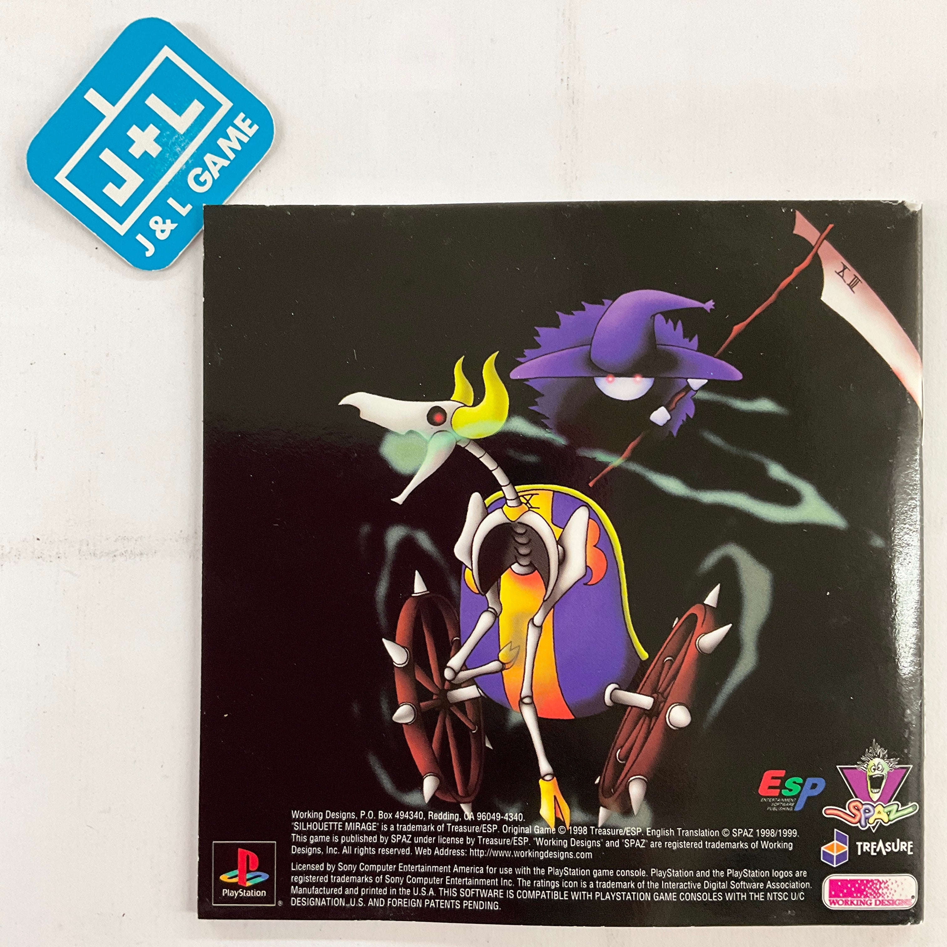 Silhouette Mirage - (PS1) PlayStation 1 [Pre-Owned] Video Games Working Designs   