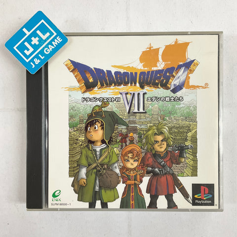 Dragon Quest VII: Eden no Senshi-tachi - (PS1) PlayStation 1 [Pre-Owned] (Japanese Import) Video Games Enix Corporation   