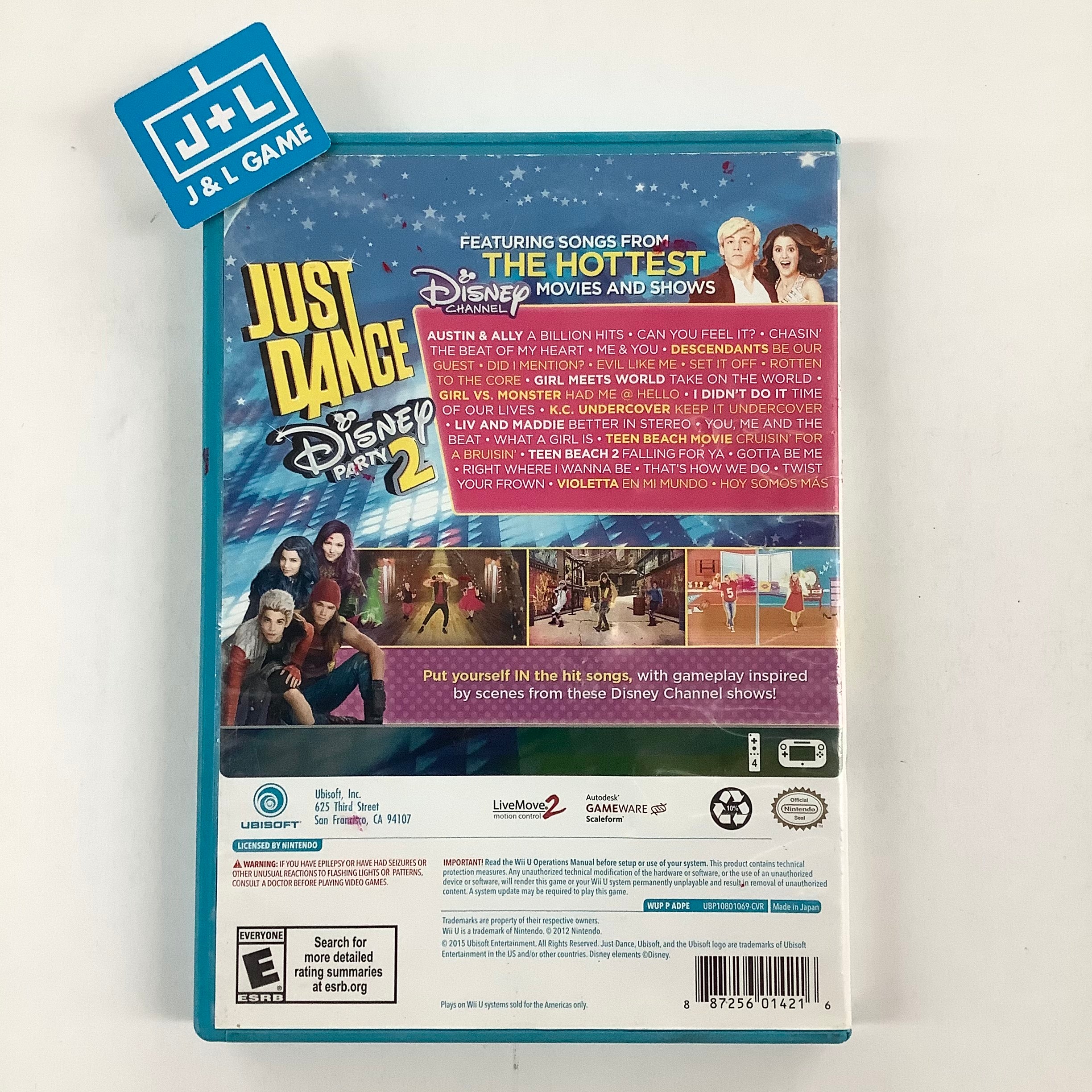Just Dance: Disney Party 2 - Nintendo Wii U [Pre-Owned] Video Games Ubisoft   