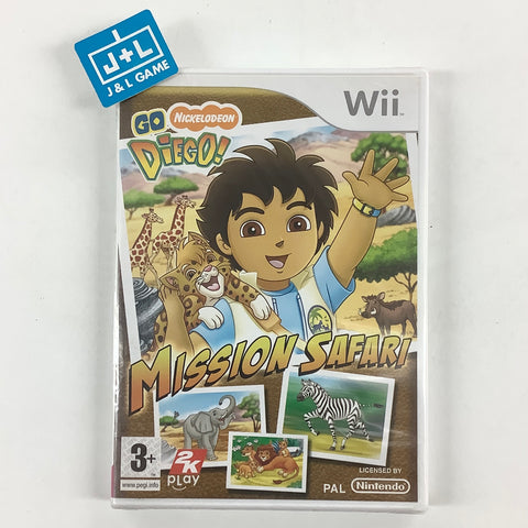 Go, Diego! Mission Safari - Nintendo Wii (European Import) Video Games 2K Play   