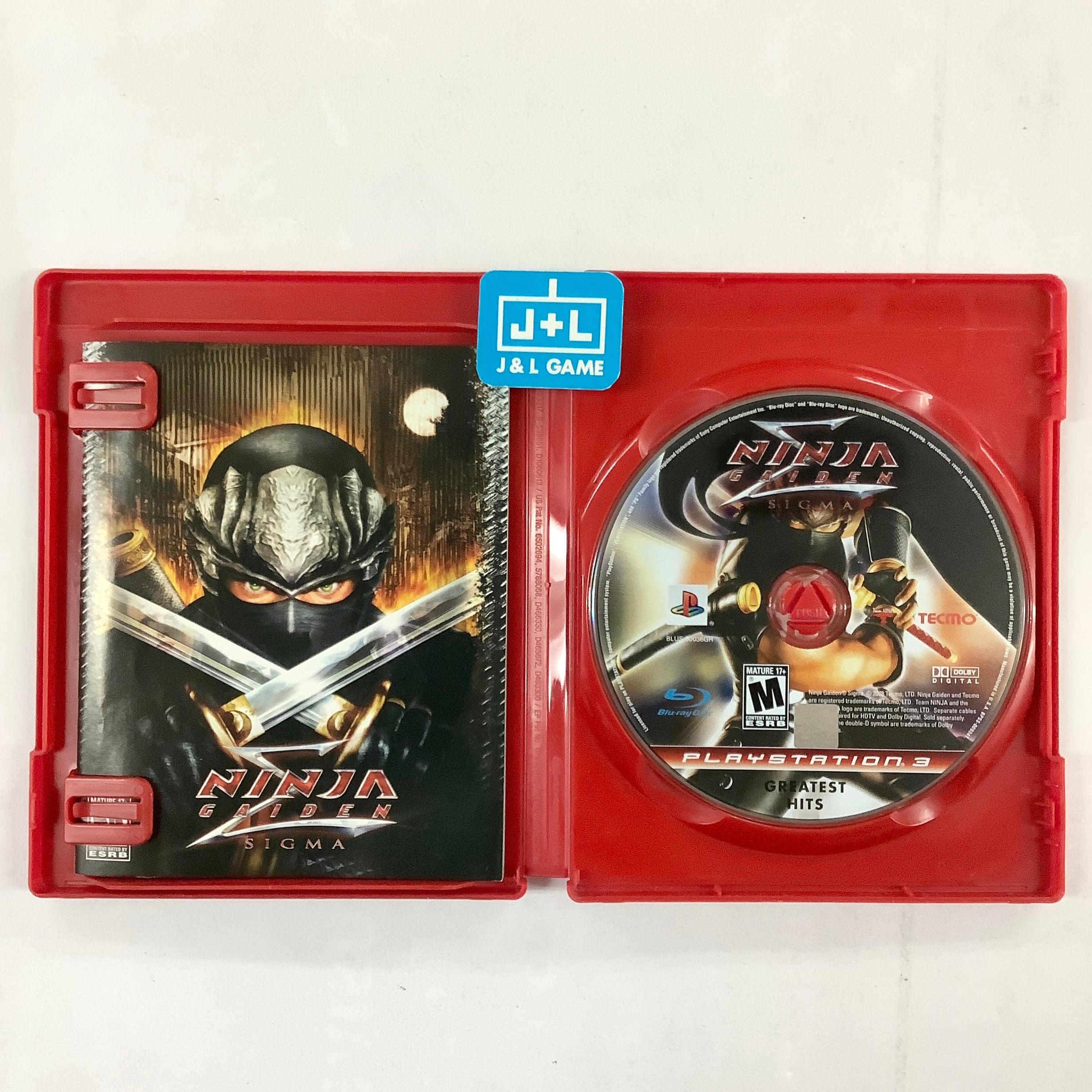 Ninja Gaiden Sigma (Greatest Hits) - (PS3) PlayStation 3 [Pre-Owned] Video Games Tecmo   