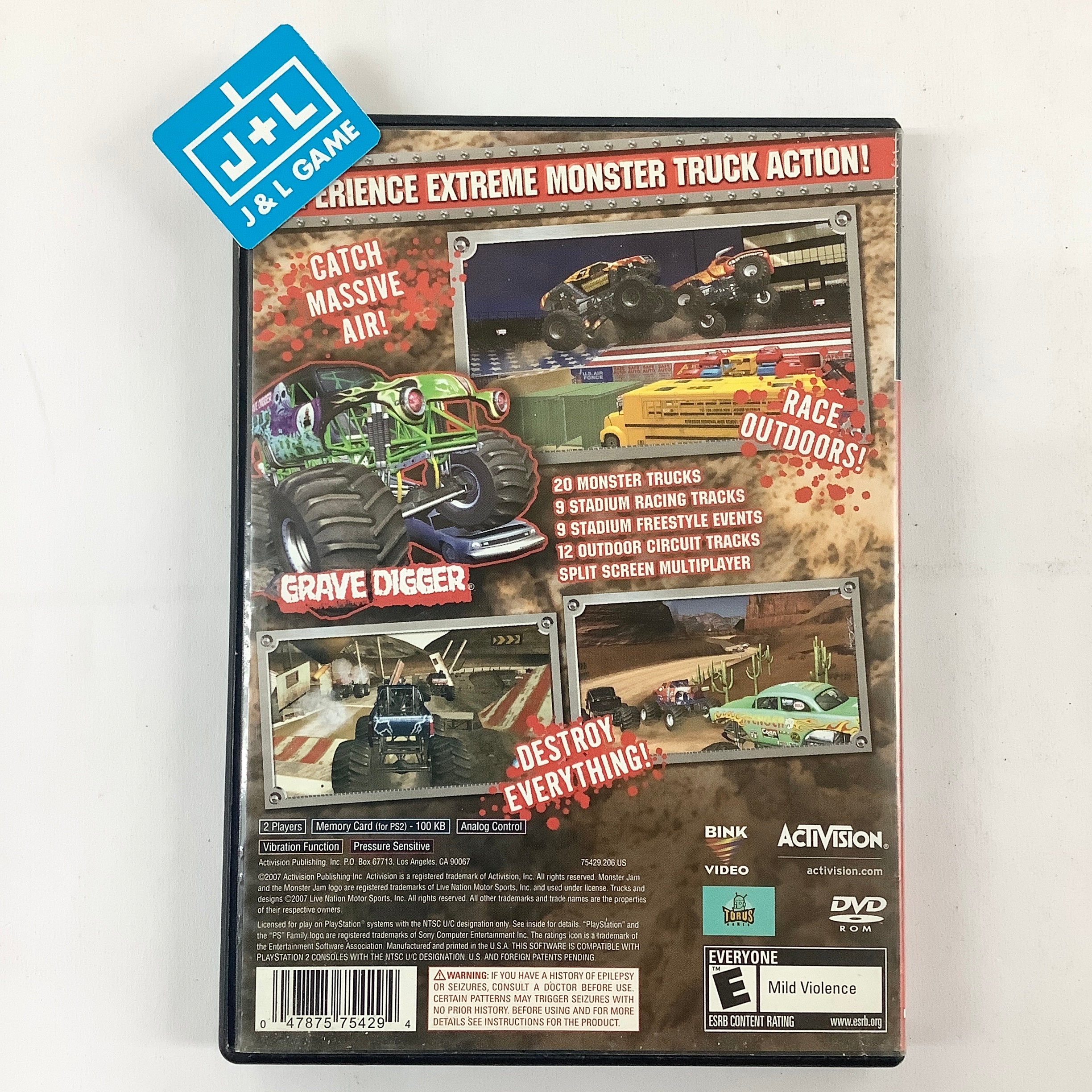 Monster Jam - (PS2) PlayStation 2 [Pre-Owned] Video Games Activision   