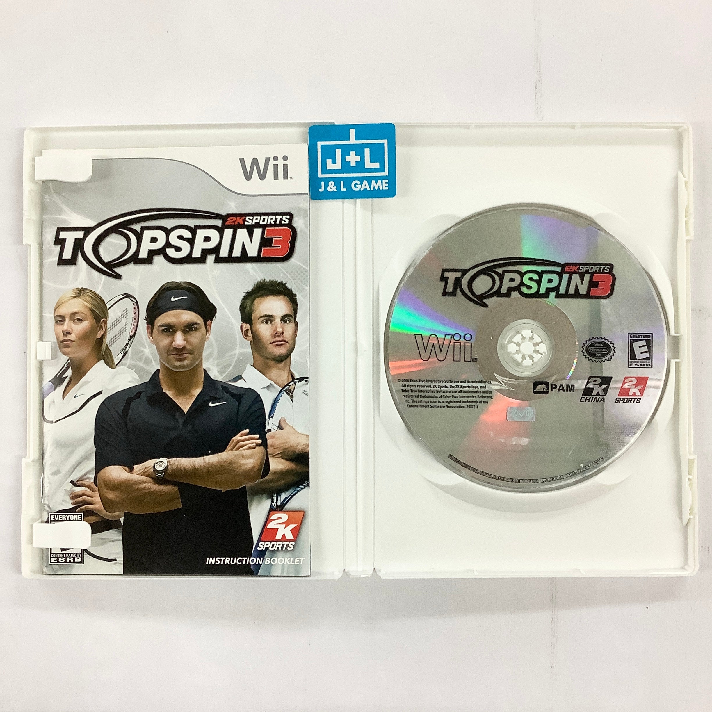 Top Spin 3 - Nintendo Wii [Pre-Owned] Video Games 2K GAMES   
