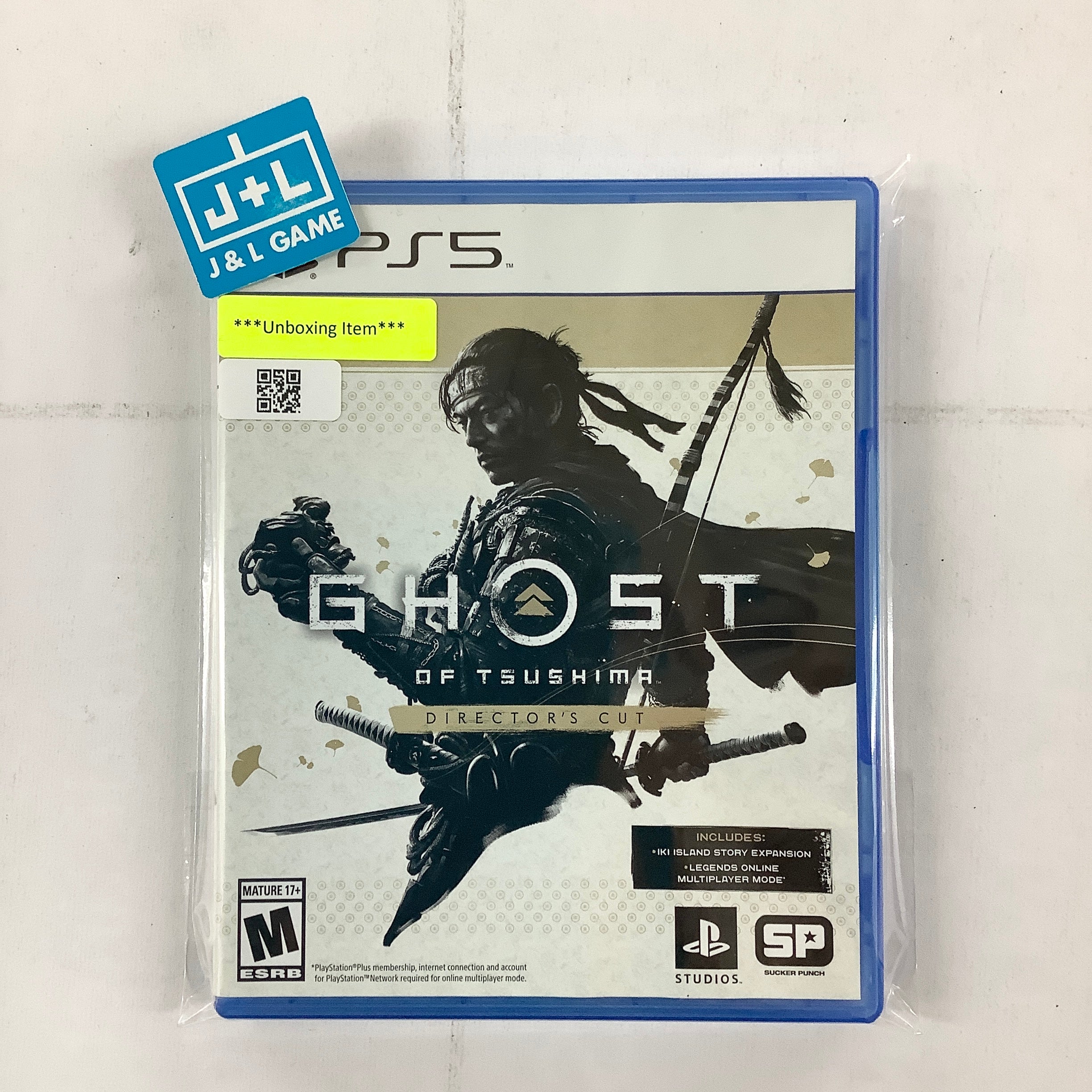 Ghost of Tsushima Director's Cut - (PS5) PlayStation 5 [UNBOXING] Video Games Sony Interactive Entertainment   