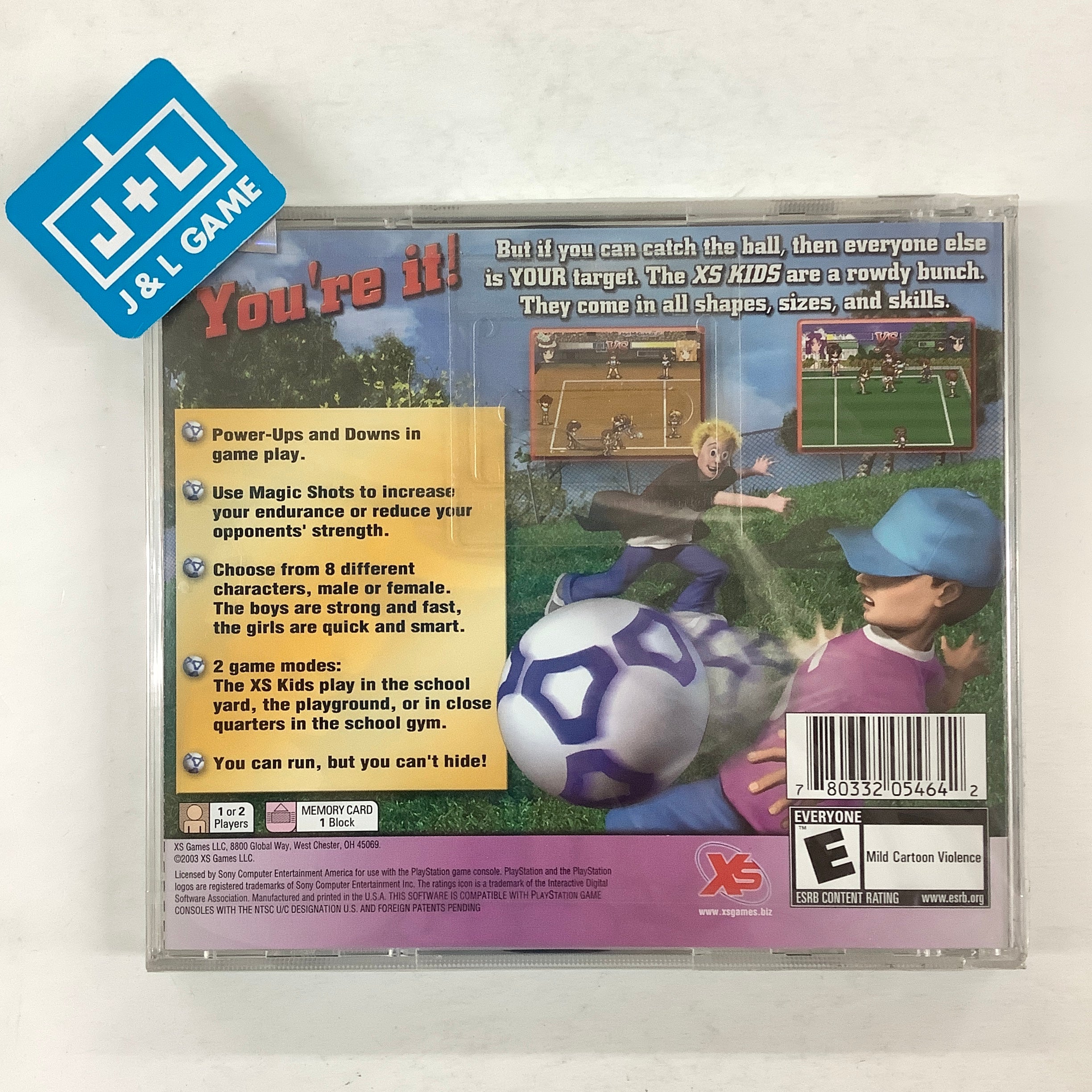 XS Junior League Dodgeball - (PS1) PlayStation 1 Video Games XS Games   