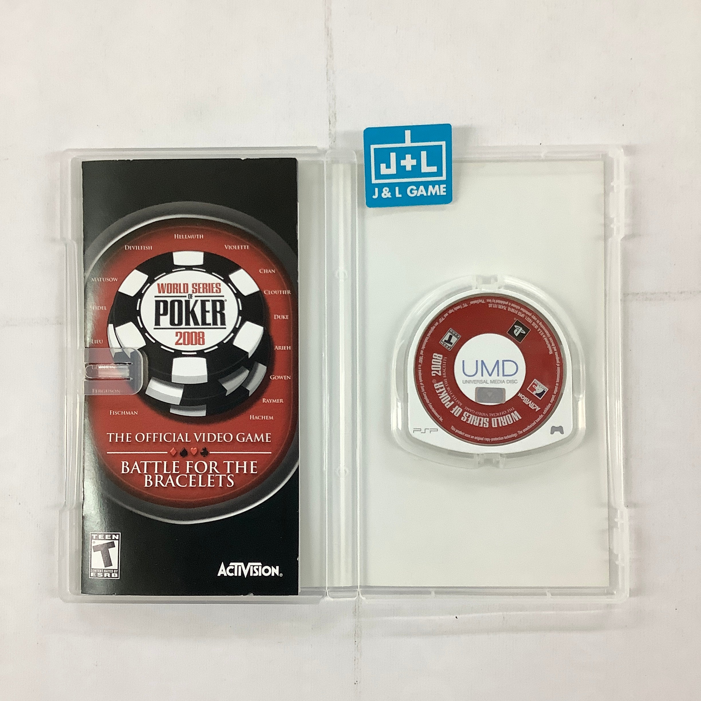 World Series of Poker 2008: Battle for the Bracelets - Sony PSP [Pre-Owned] Video Games Activision   